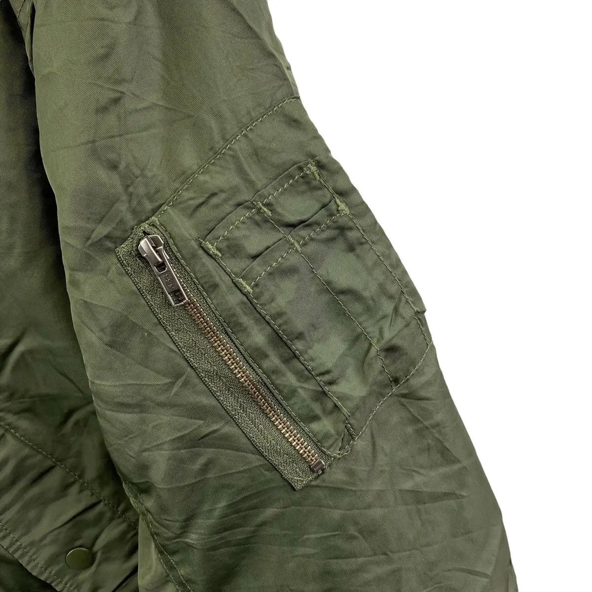 Vintage Vtg BROWNY STANDARD MA-1 FLIGHT Army Bomber Jacket Size US L / EU 52-54 / 3 - 4 Thumbnail
