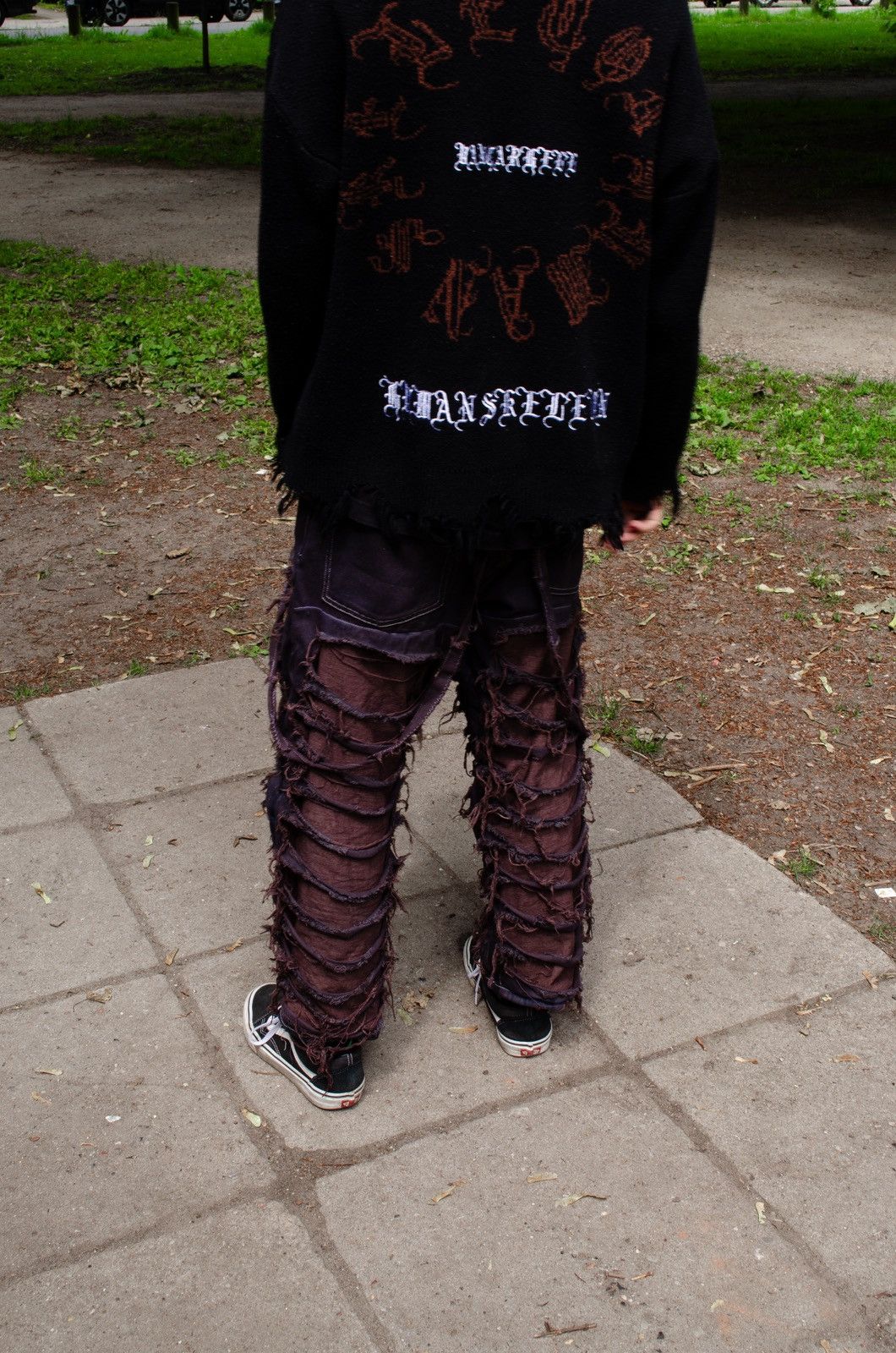 Other Upcycled distressed Denim Size US 31 - 4 Thumbnail