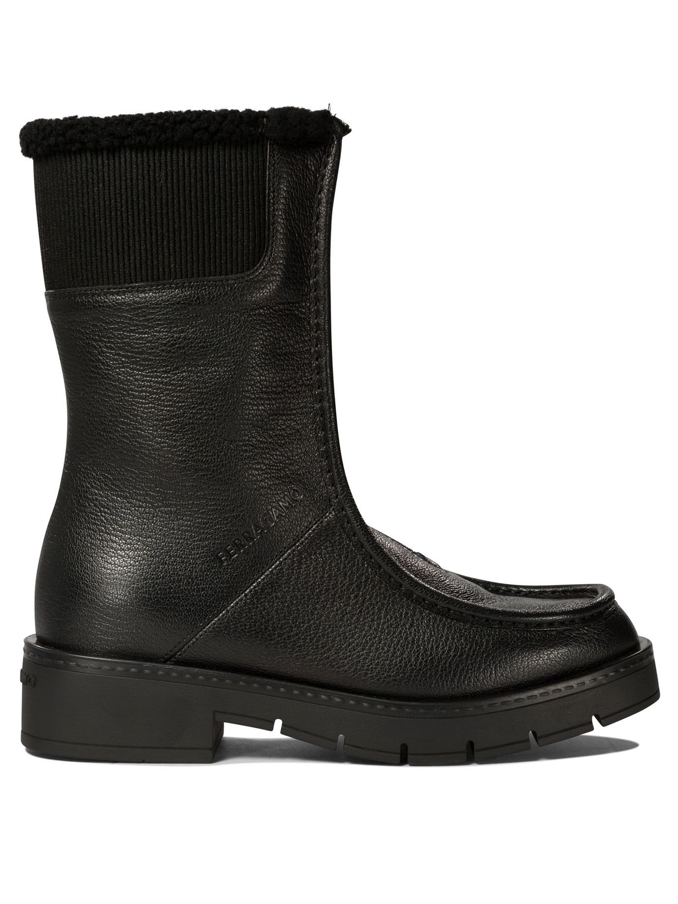 Salvatore Ferragamo Ferragamo Tirba Fur Ankle Boots 8 Women