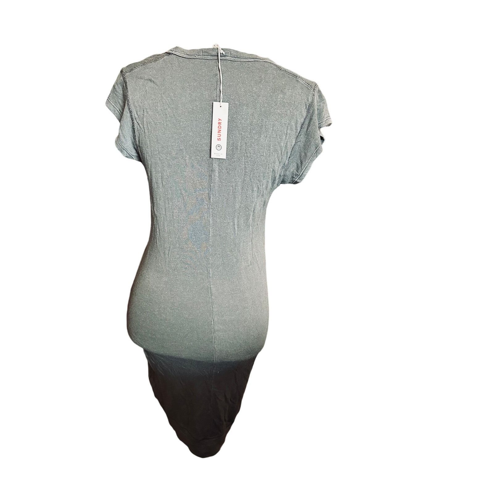 Sundry Sundry Olive Green Maxi Dress, Size M, NWT Size M / US 6-8 / IT 42-44 - 4 Thumbnail