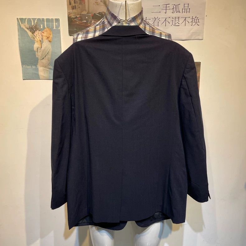 Givenchy vintage givenchy wool blazer in navy-2507 Size US M / EU 48-50 / 2 - 3 Thumbnail