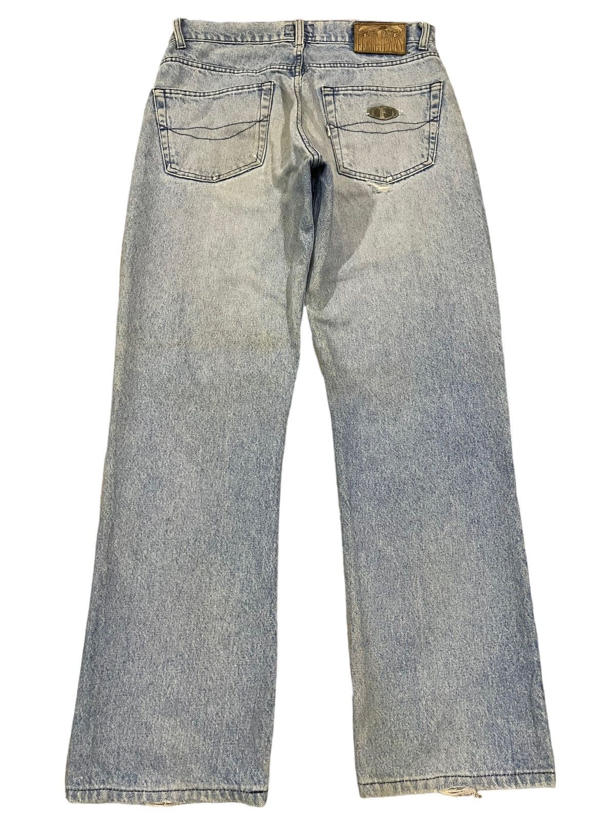 Ferre Vintage Made in Italy Ferre Jeans Blue Wash Baggy Jeans Size US 32 / EU 48 - 2 Thumbnail