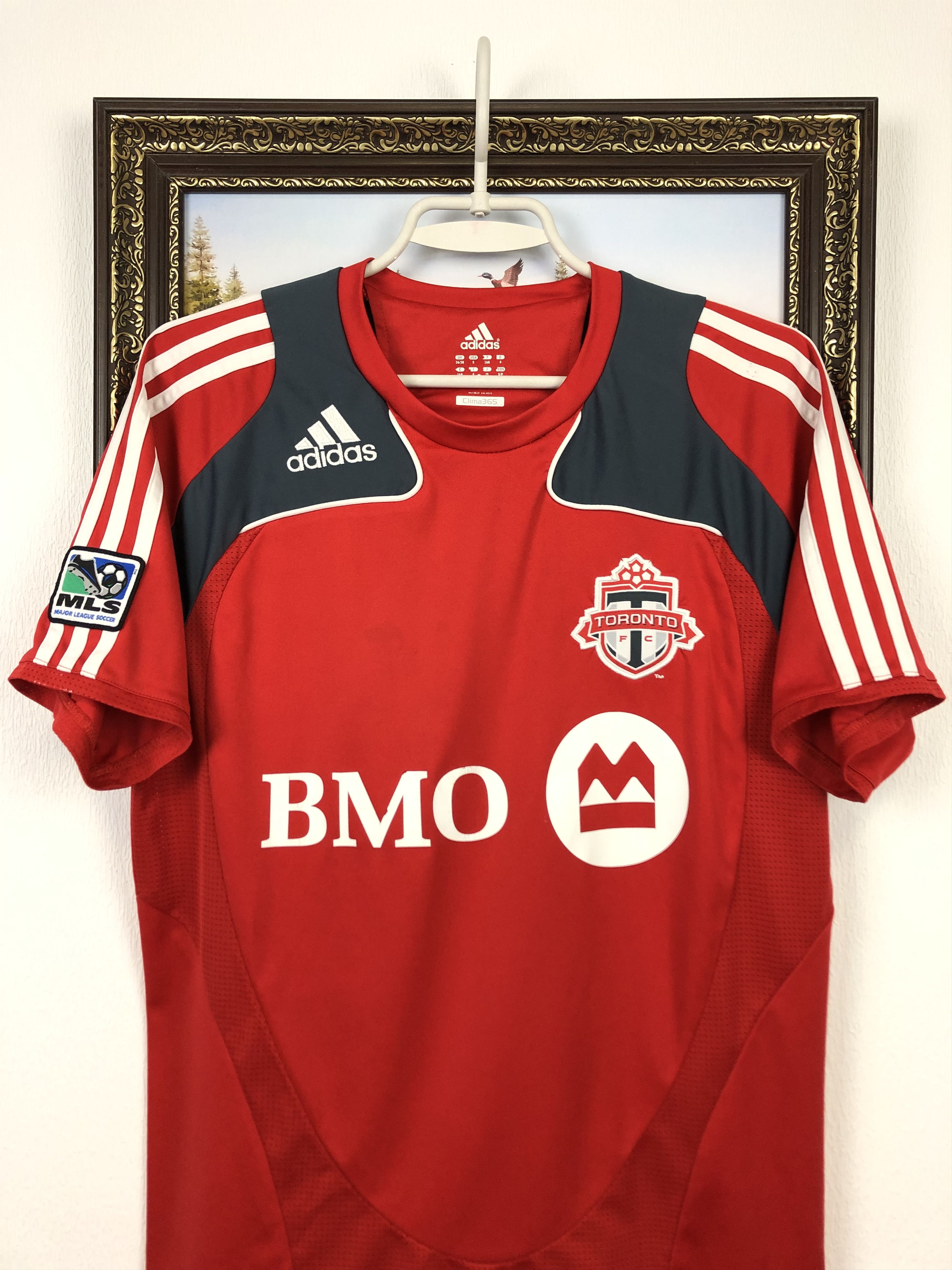 Adidas Toronto FC football shirt 2007 Soccer Jersey Rare Train Size US S / EU 44-46 / 1 - 2 Thumbnail