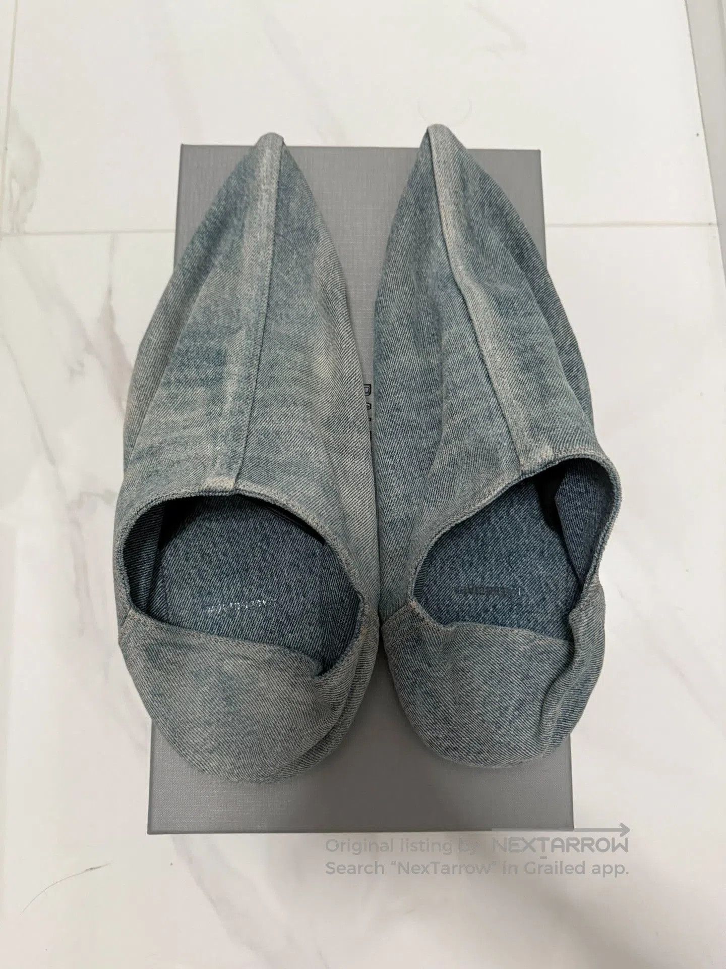 Balenciaga Balenciaga SS24 Denim Flat Mule. Size US 10 / EU 43 - 3 Thumbnail