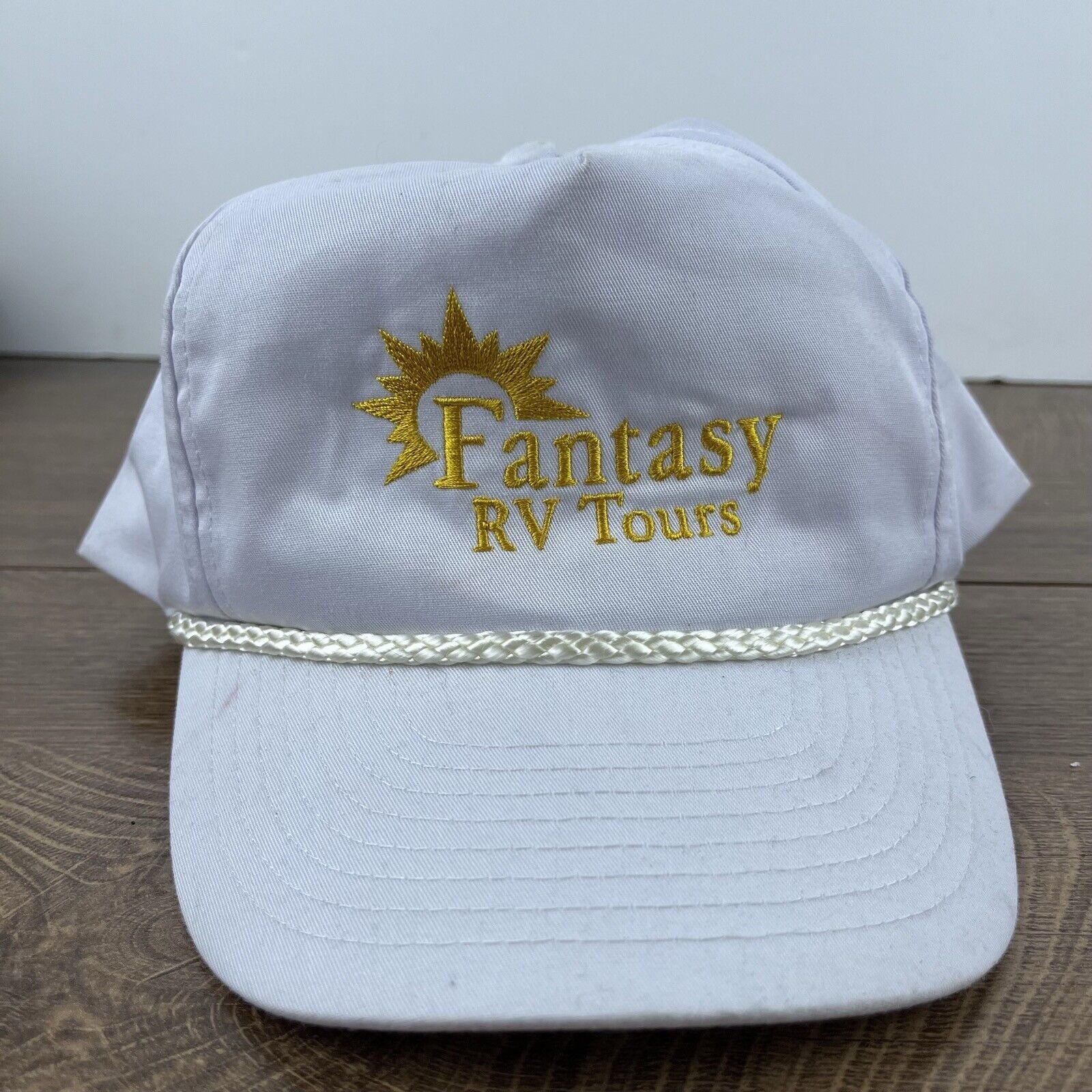 Other Fantasy Rv Tours Hat Snapback Hat White Hat Adjustable White Size ONE SIZE - 4 Thumbnail