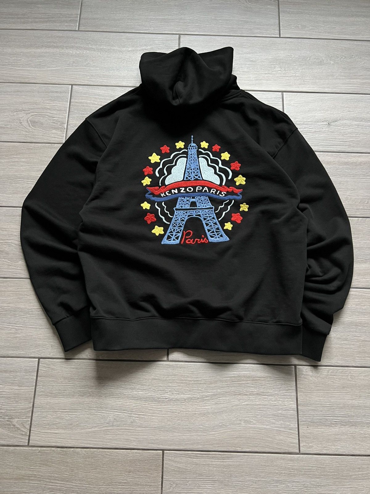 Kenzo KENZO Paris Classic Logo Hoodie Black Size US XL / EU 56 / 4 - 5 Thumbnail