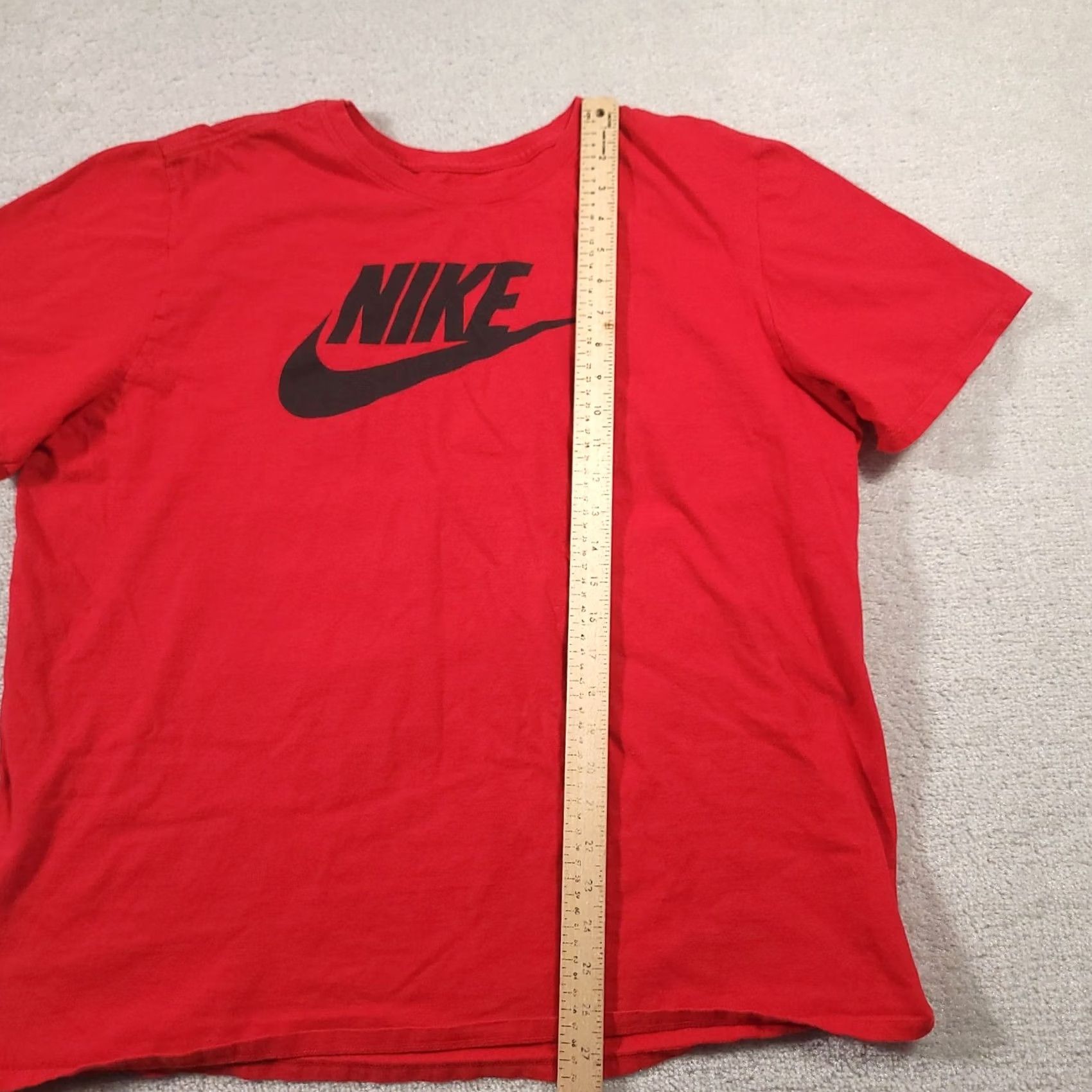 Nike Nike Tee Shirt Mens 2XL Red Athletic Cut Short Sleeve Size US XXL / EU 58 / 5 - 5 Thumbnail