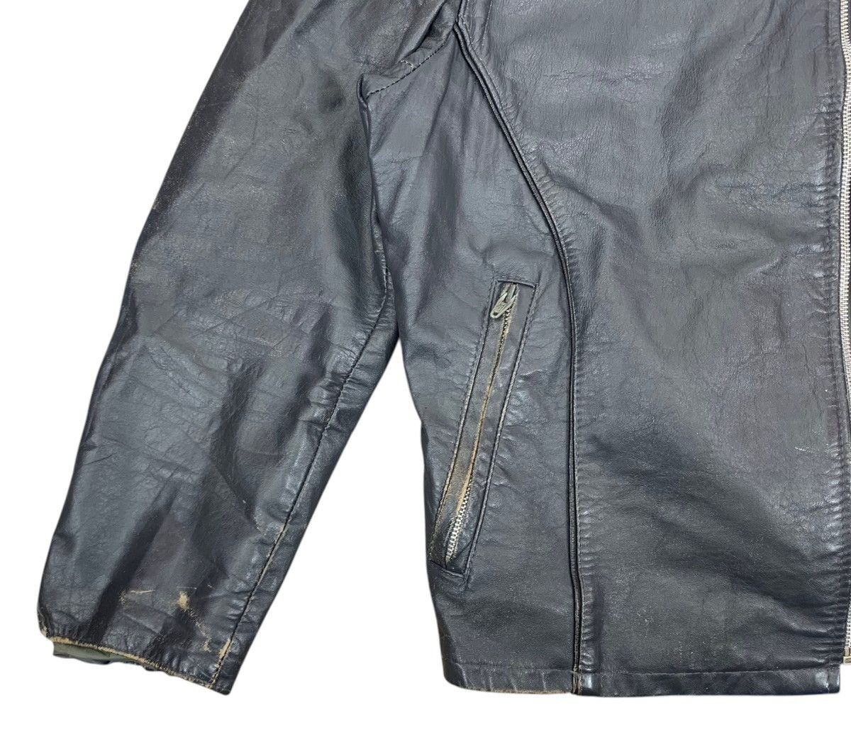 Sears × Vintage VINTAGE SEARS BIKERS RIDER LEATHER JACKET Size US M / EU 48-50 / 2 - 7 Thumbnail