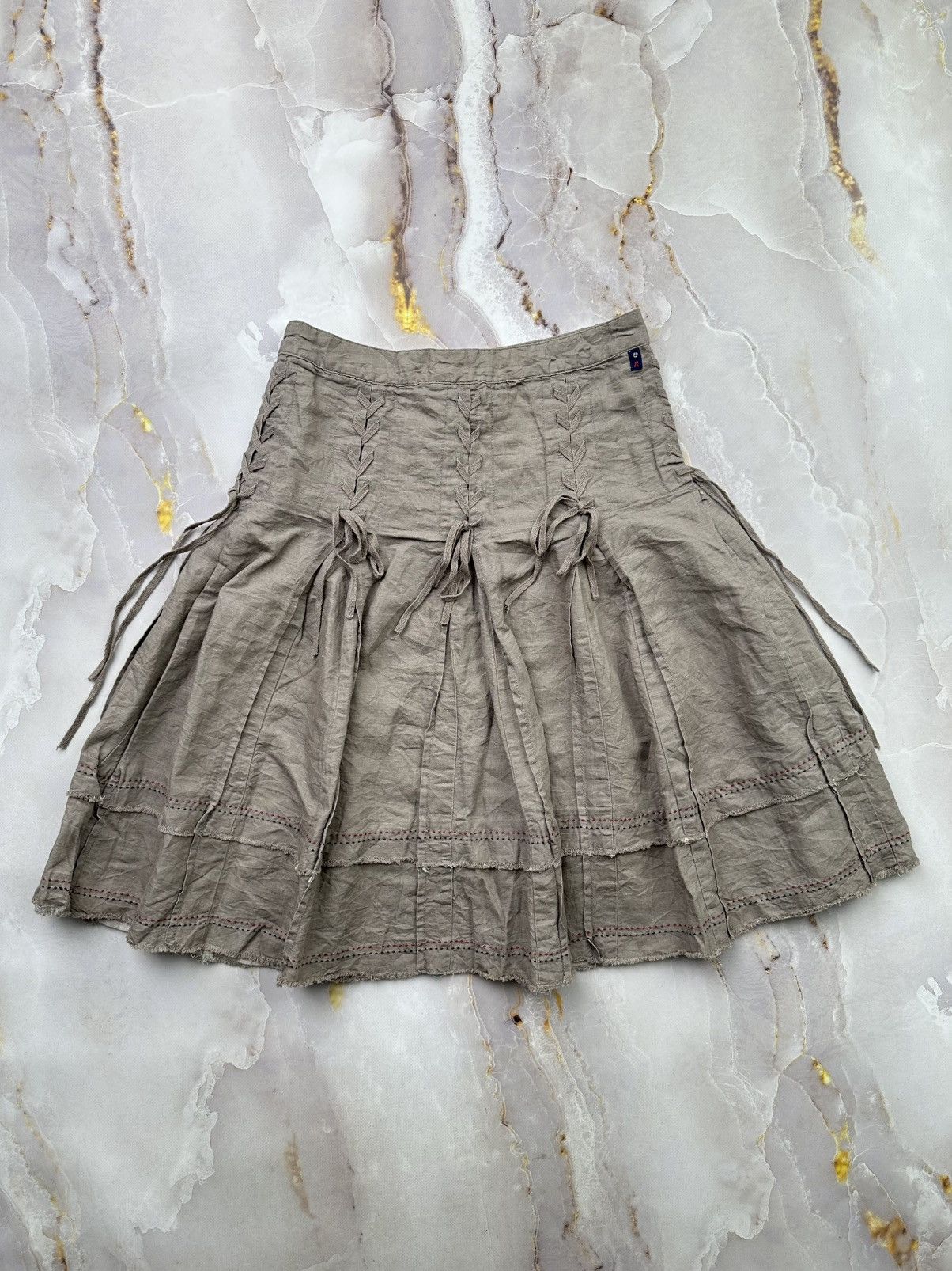 Japanese Brand Vintage Flared Skirt Size 25" / US 0 / IT 36 - 6 Thumbnail