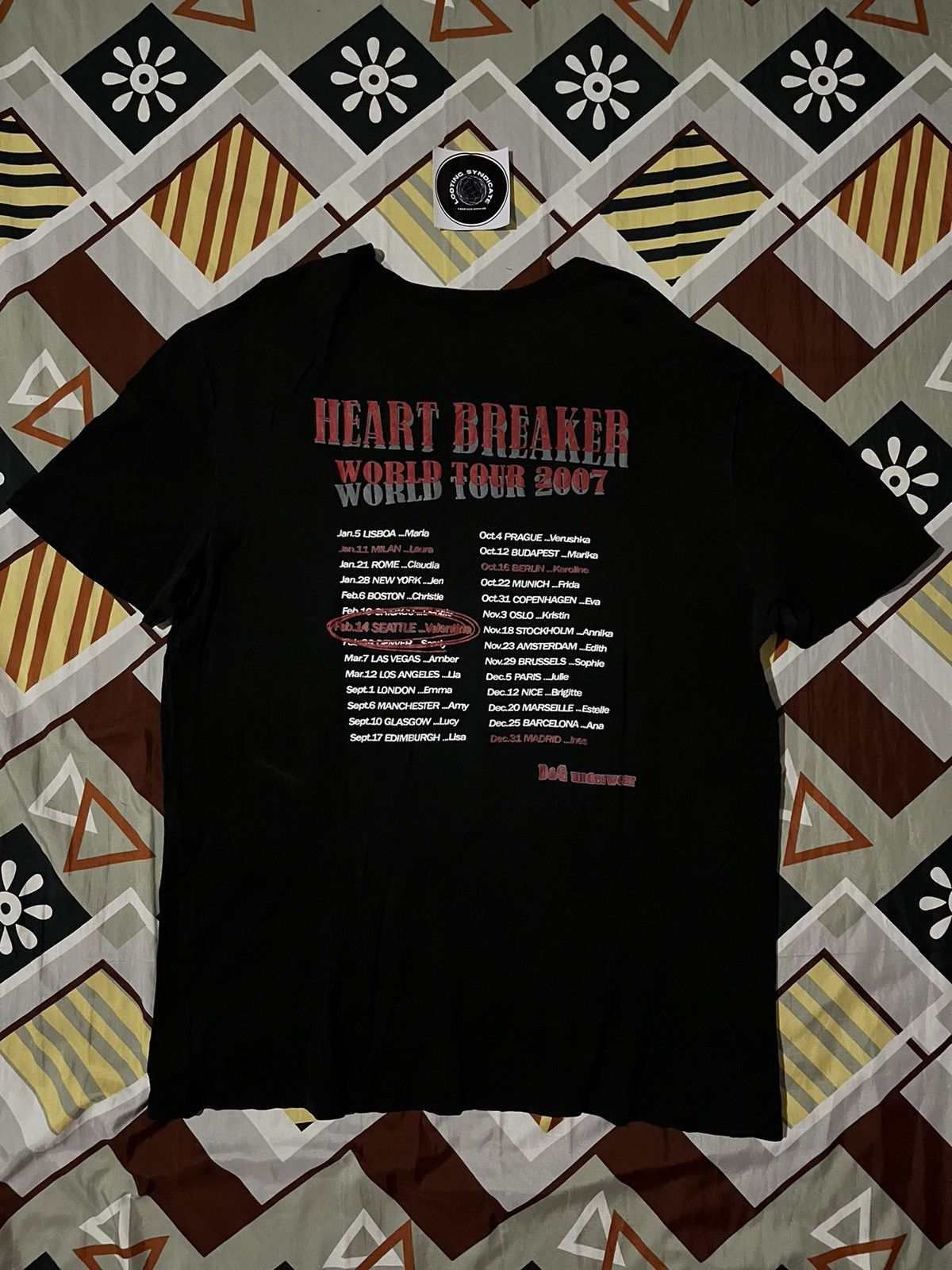 Dolce & Gabbana × Vintage Dolce & Gabbana Heartbreaker Valentines 2007 Tee Size US XL / EU 56 / 4 - 3 Thumbnail