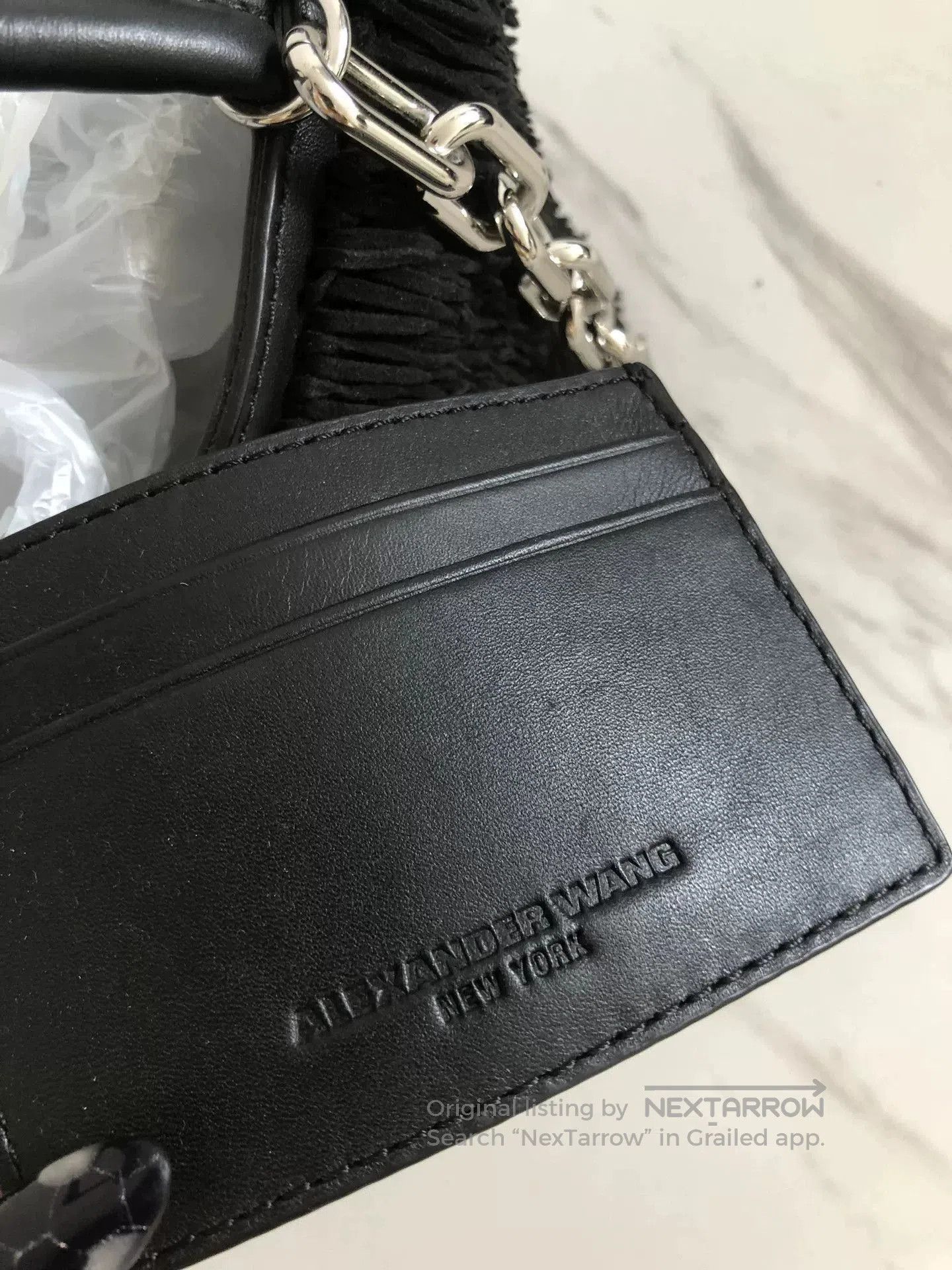 Alexander Wang Alexander Wang Black Fringe Bucket Bag. Size ONE SIZE - 4 Thumbnail