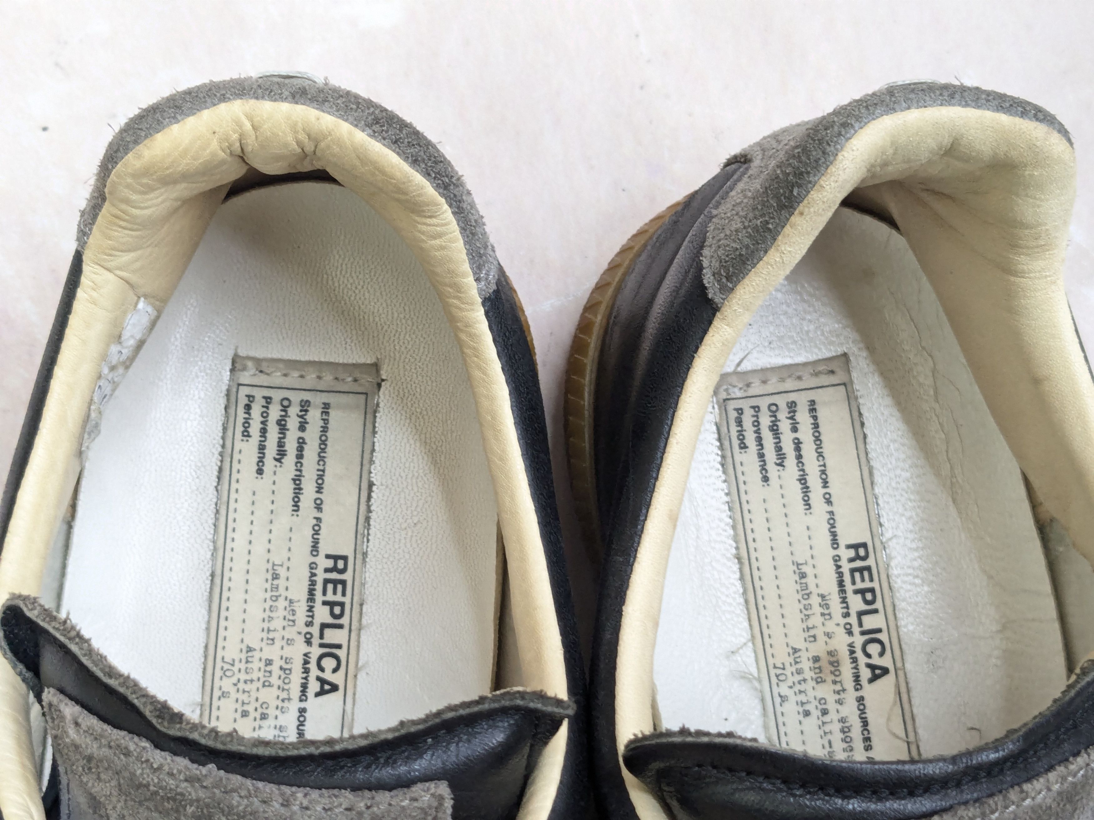 Maison Margiela Maison Margiela Replica GAT Black 7 40 Low Tops Gum Size US 7 / EU 40 - 7 Thumbnail