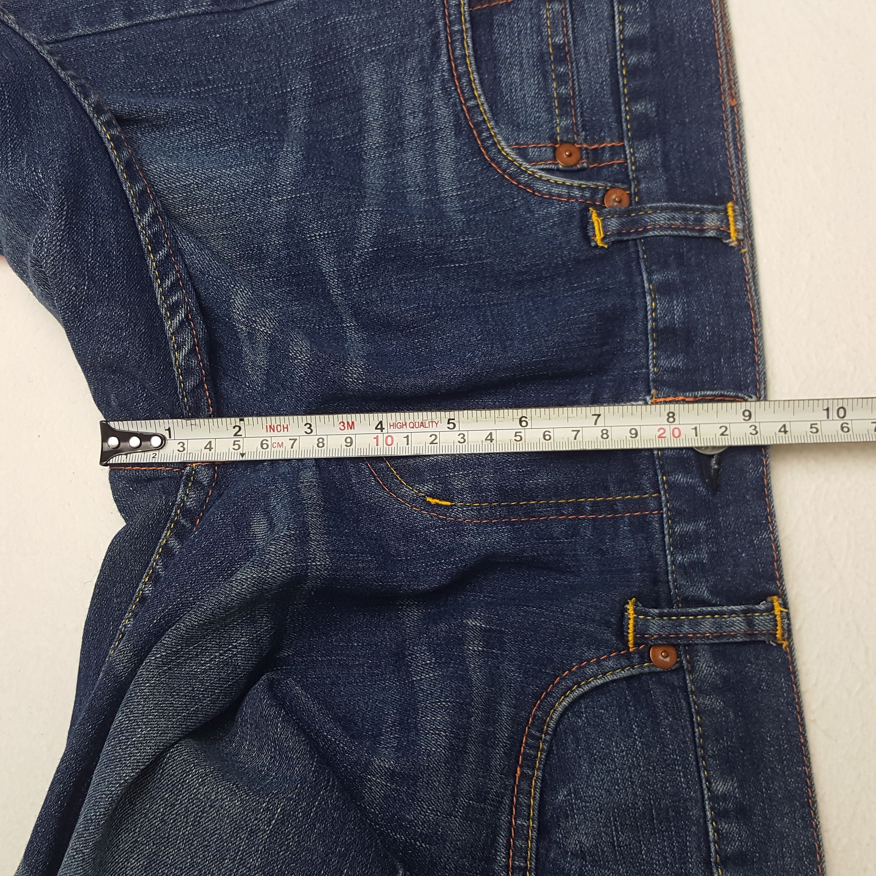 Evisu × Vintage Vintage Evisu Custom Art Daicock Denim Jeans Size 31" - 7 Thumbnail