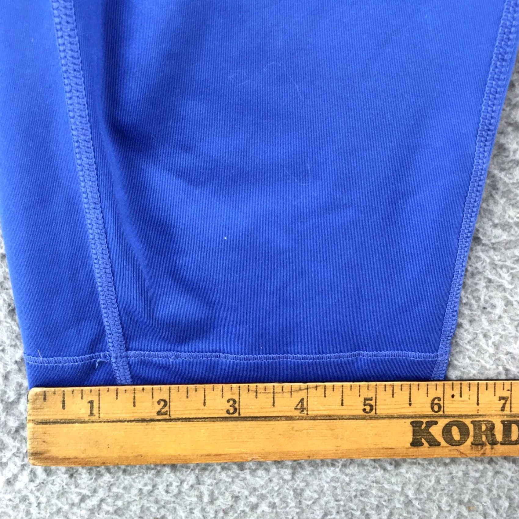 Nike Nike Capri Leggings Mens M Blue Elastic Waistband Low Rise Athletic Sports Size 32" / US 10 / IT 46 - 7 Thumbnail