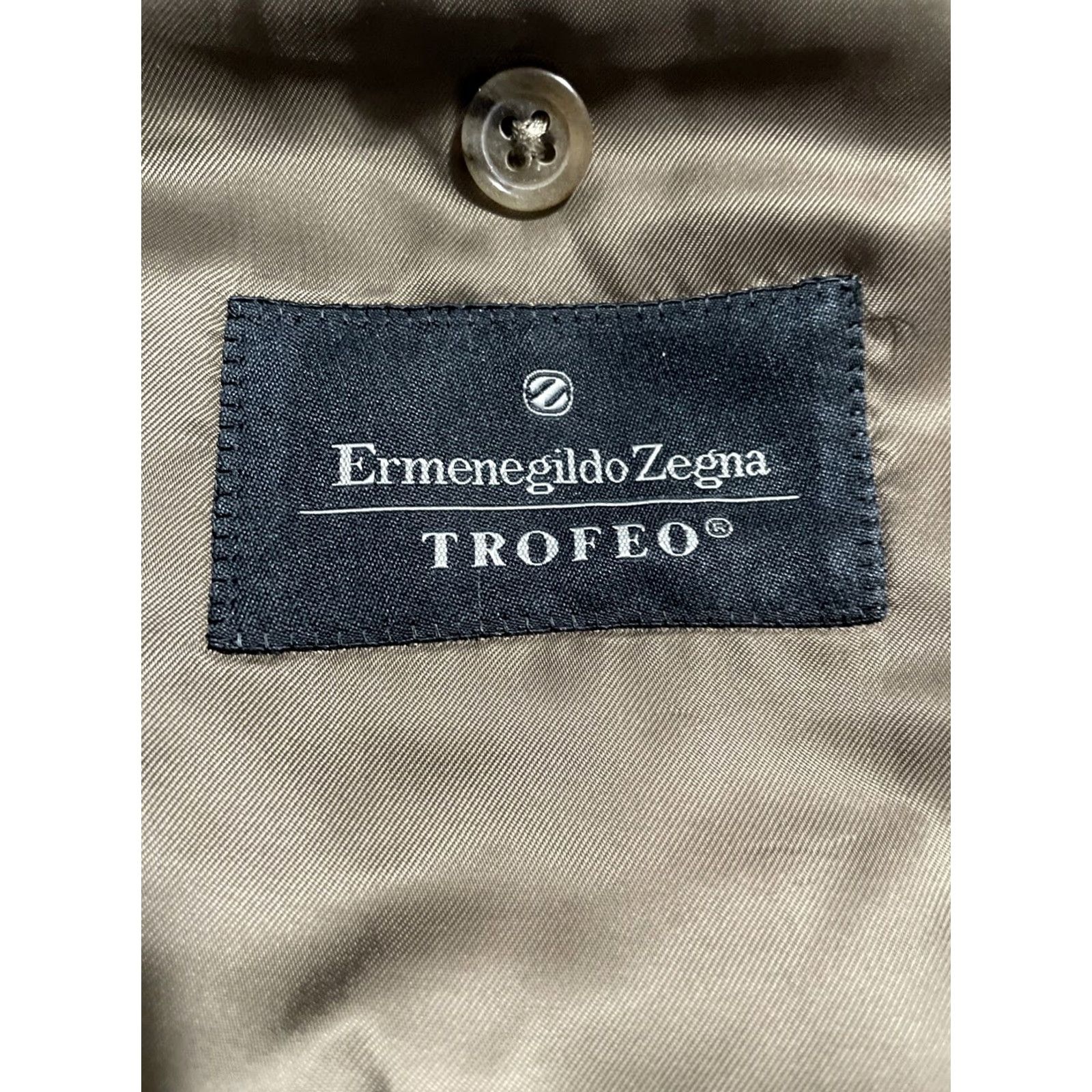 Ermenegildo Zegna Ermenegildo Zegna Trofeo Blazer Mens 46L Wool Sport Jacket Coat Long Notch Lapel Vintage No Size 46R - 3 Thumbnail