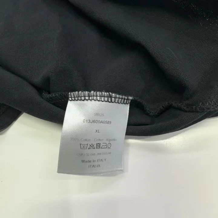 Dior Dior Dior Black Logo Embroidered Casual T-Shirt 0079-2507 Size US XL / EU 56 / 4 - 6 Thumbnail
