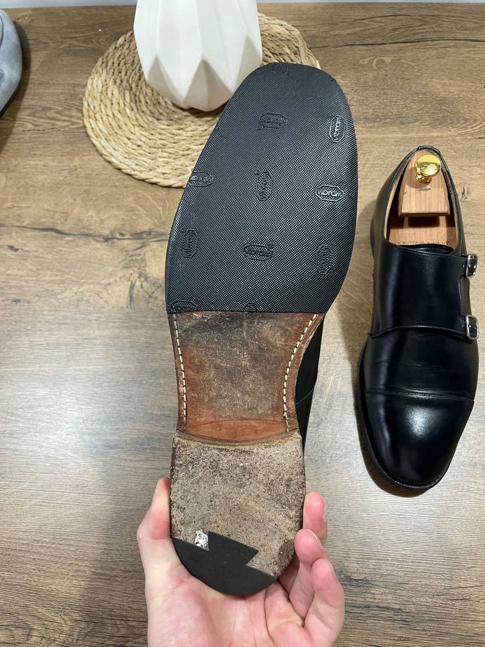 Church's Church's Black Double Monkstrap Brogues mens Size US 10.5 / EU 43-44 - 10 Thumbnail