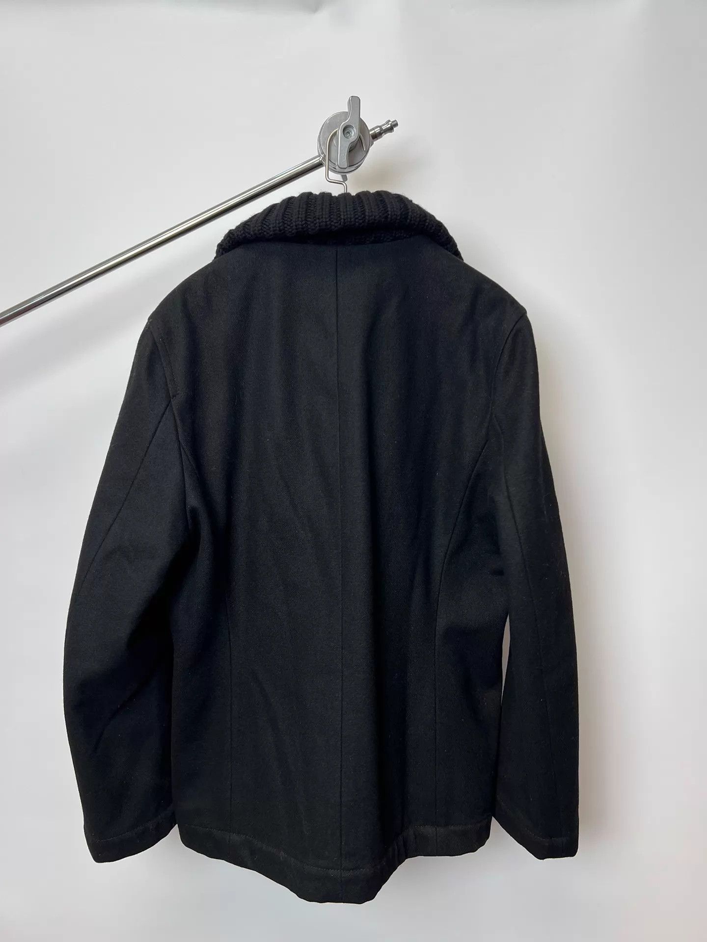 Other dirk bikkembergs chunky knit collar wool chest-strap L jacket Size US L / EU 52-54 / 3 - 5 Thumbnail