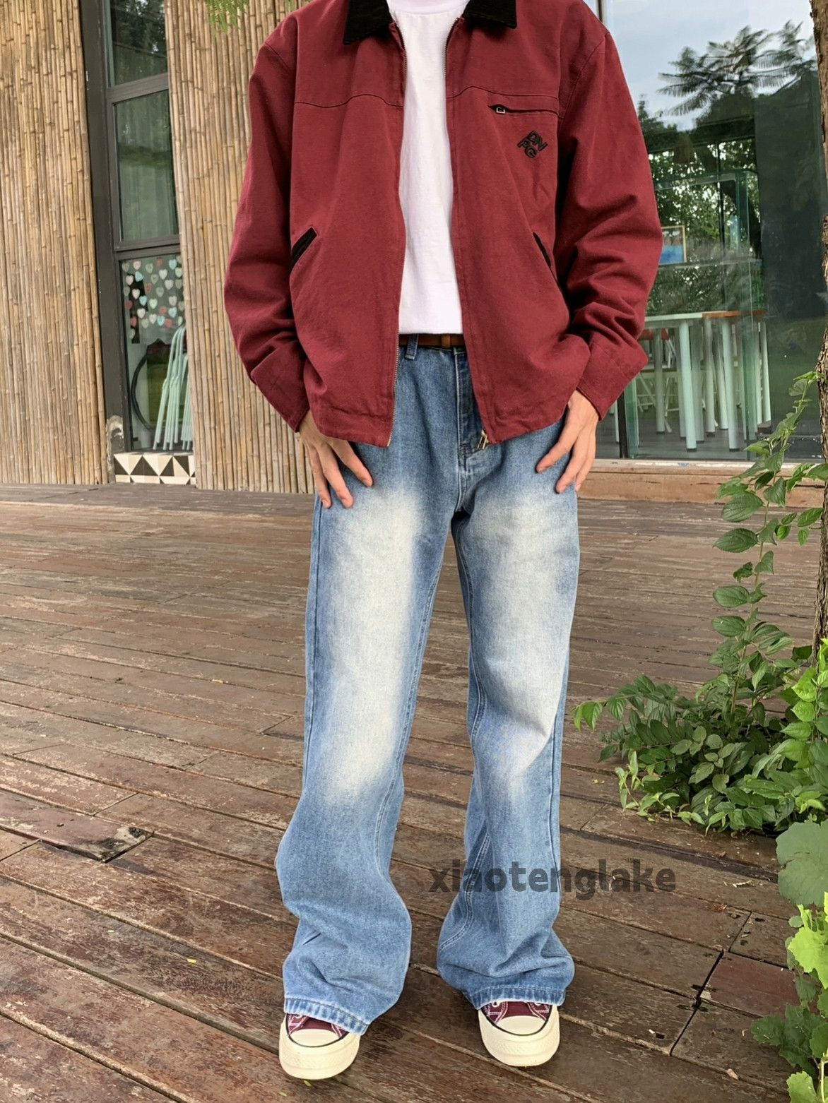 Jean × Vintage washed faded y2k yuppie bootcut flared punk jeans Size US 30 / EU 46 - 5 Thumbnail