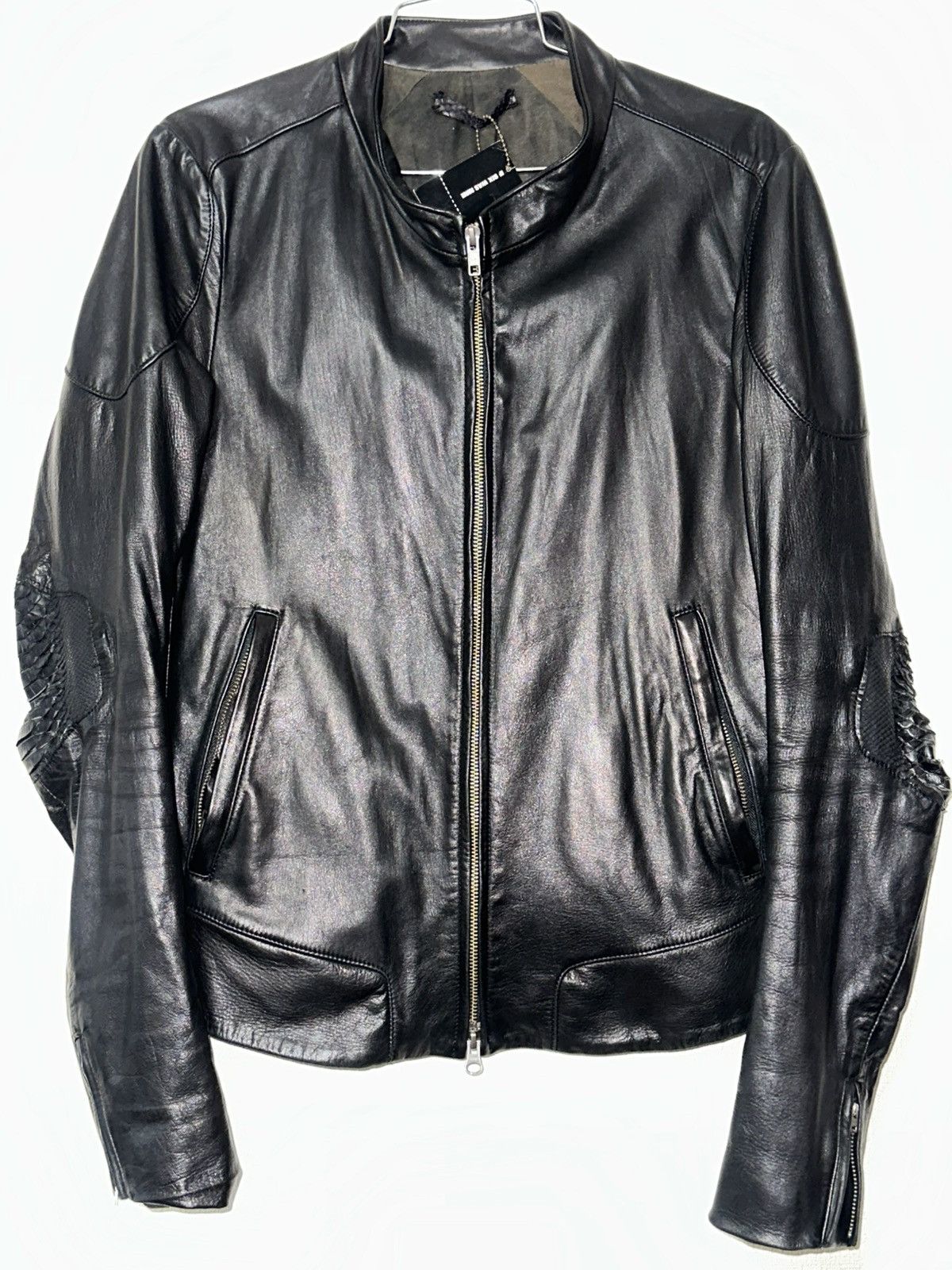 If Six Was Nine IF SIX WAS NINE bikers iguanoid leather jacket Size US S / EU 44-46 / 1 - 1 Thumbnail
