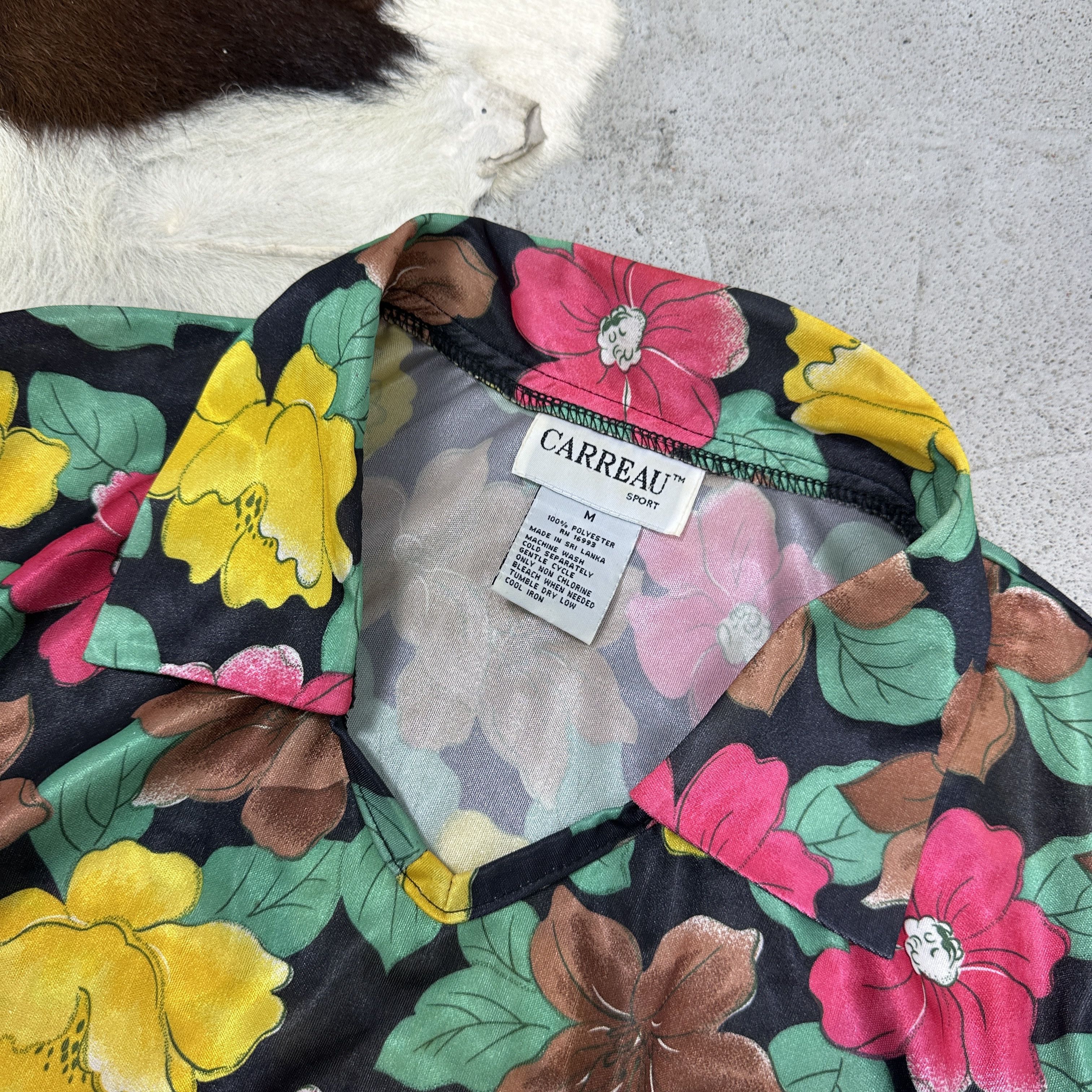 Vintage Vintage Flower Print Preppy Old Money Summer Top 00s Size M / US 6-8 / IT 42-44 - 5 Thumbnail