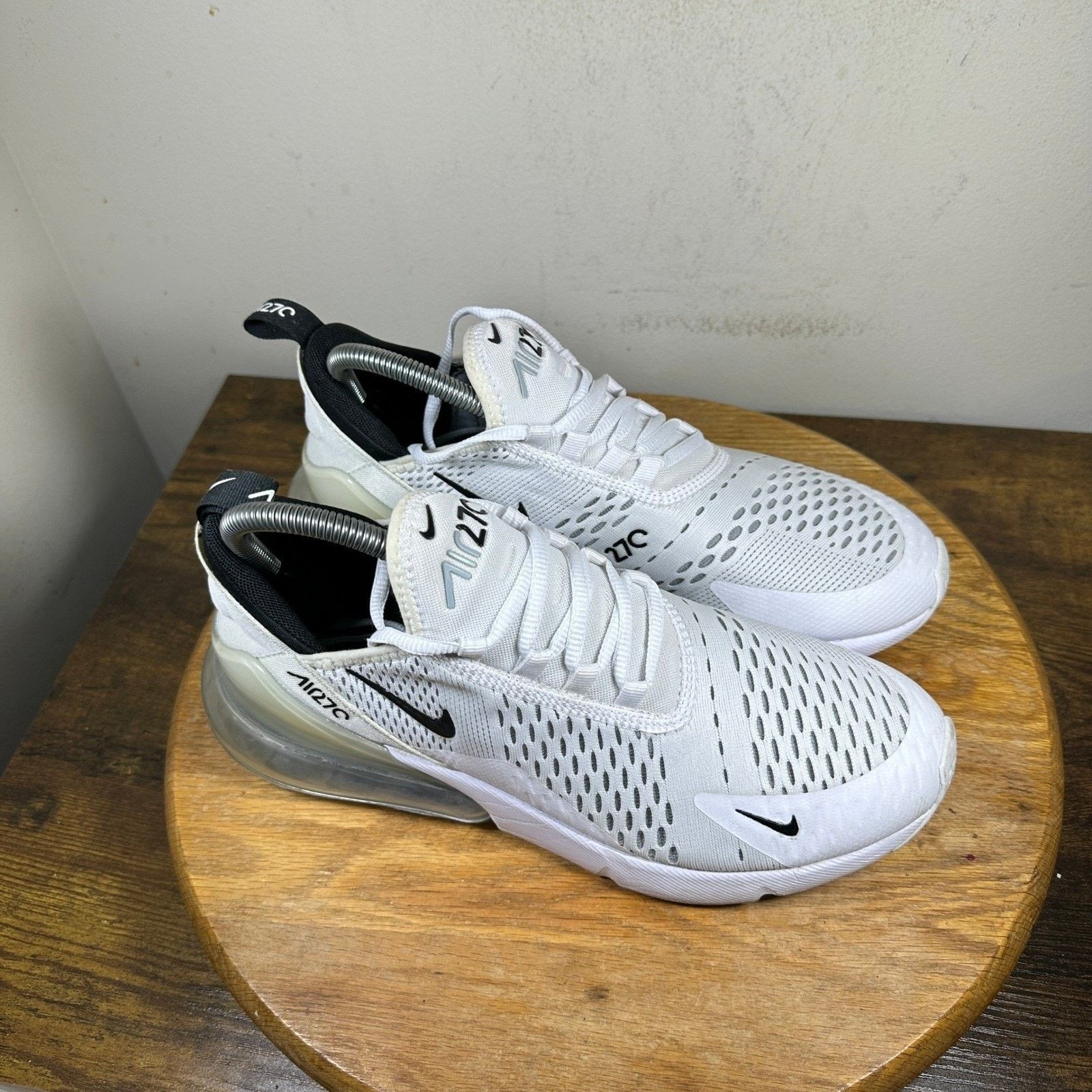 Nike Nike Air Max 270 Men's White Black Shoes AH8050-100 US 8 Size US 8 / EU 41 - 1 Thumbnail
