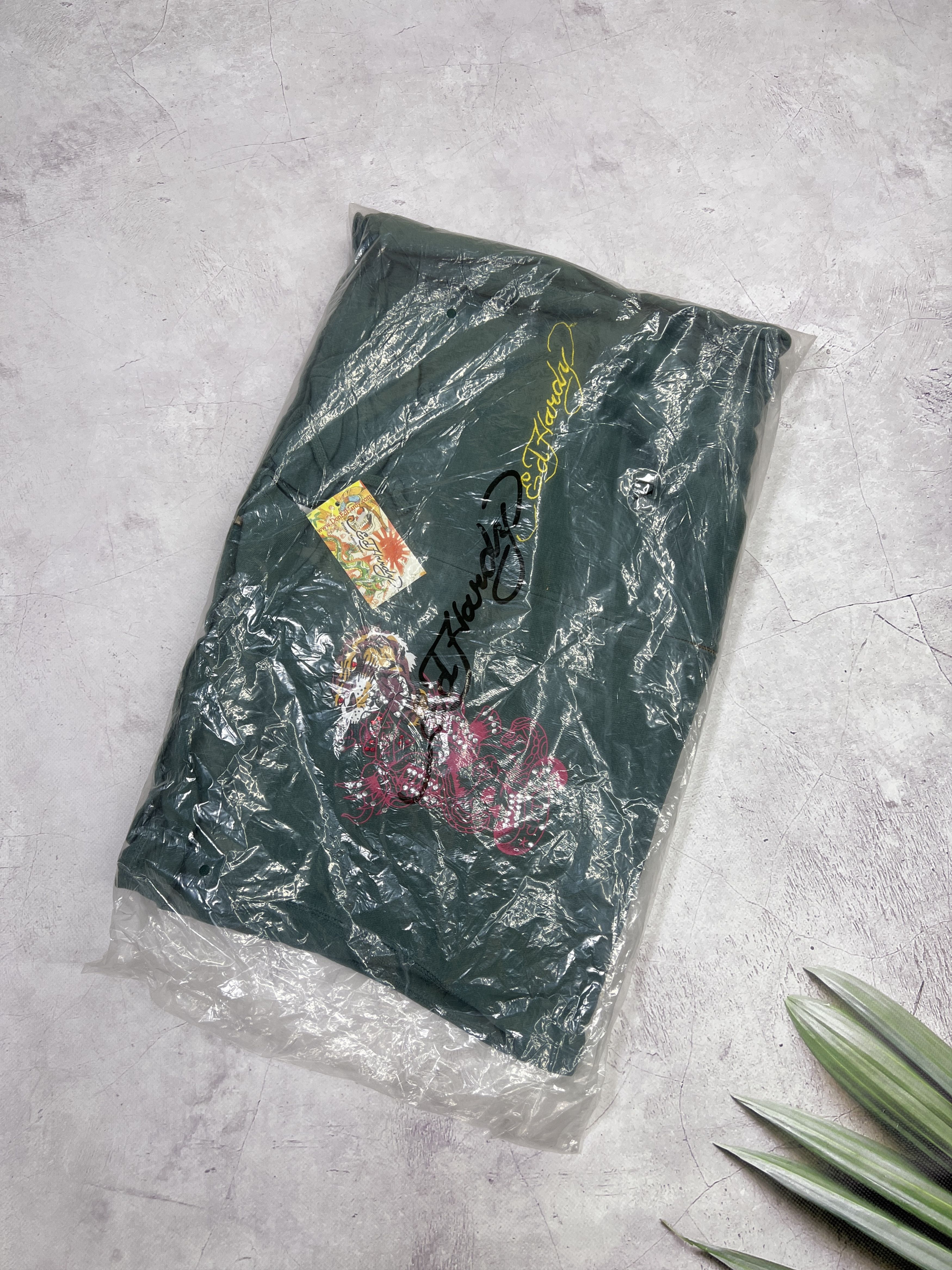 Ed Hardy Y2K Ed Hardy Zip Up Hoodie Christian Audigier Tiger & Skull Size US XL / EU 56 / 4 - 6 Thumbnail