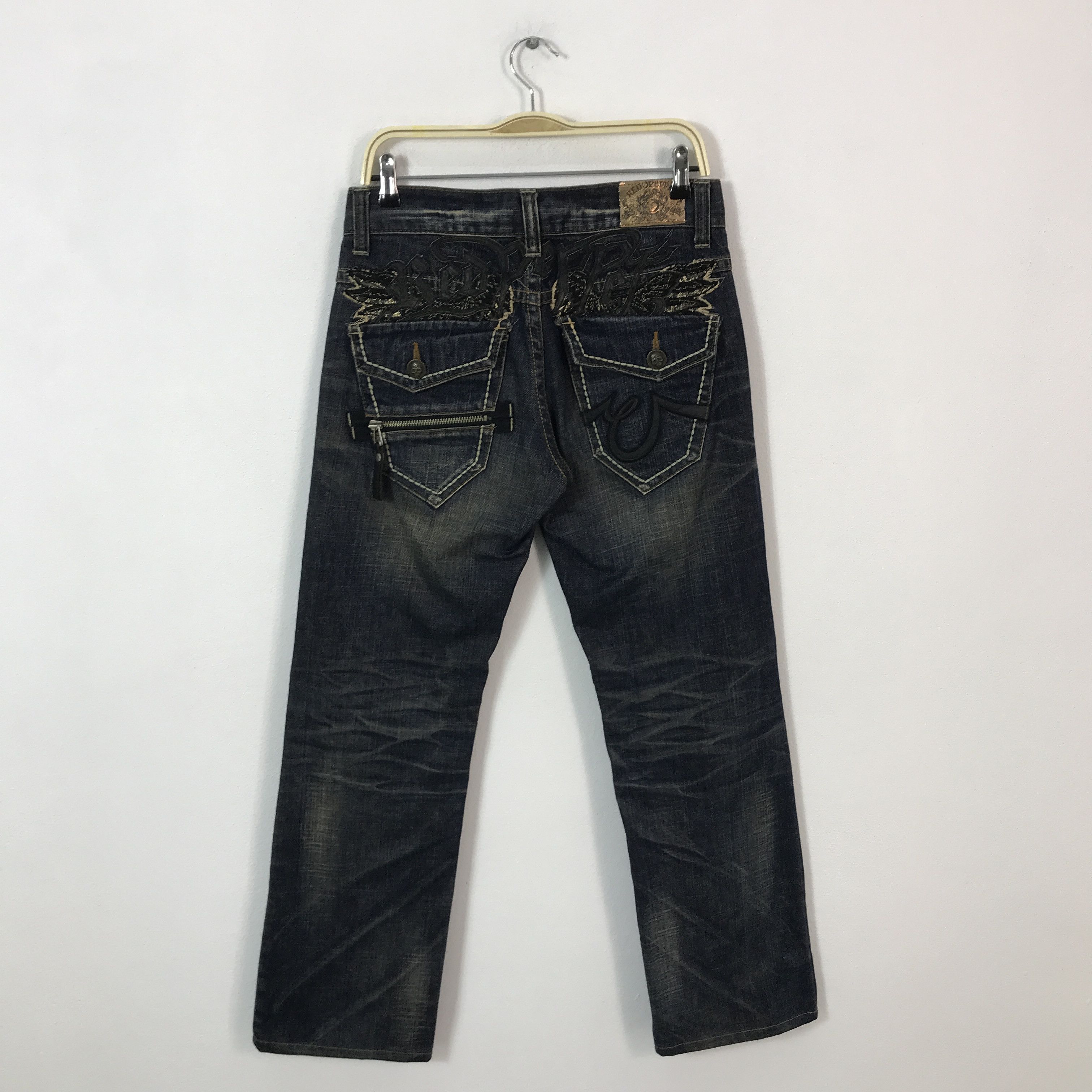 Japanese Brand red pepper Japan design Denim jeans Pants Size US 30 / EU 46 - 2 Thumbnail