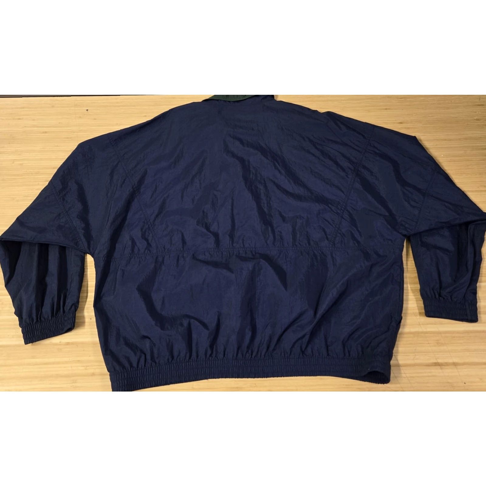 Nike VINTAGE Nike Air Jacket Mens XL Navy Green Nylon Pullover Windbreaker Anorak Size US XL / EU 56 / 4 - 5 Thumbnail