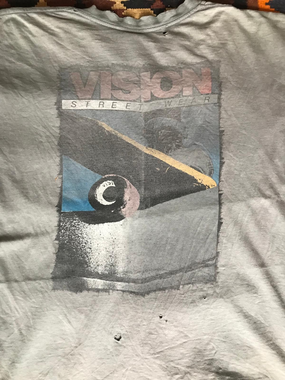 Vision Streetwear Vtg Orig 80's VSW Vision Streetwear T Rare Design w/Tag Size US XL / EU 56 / 4 - 4 Thumbnail