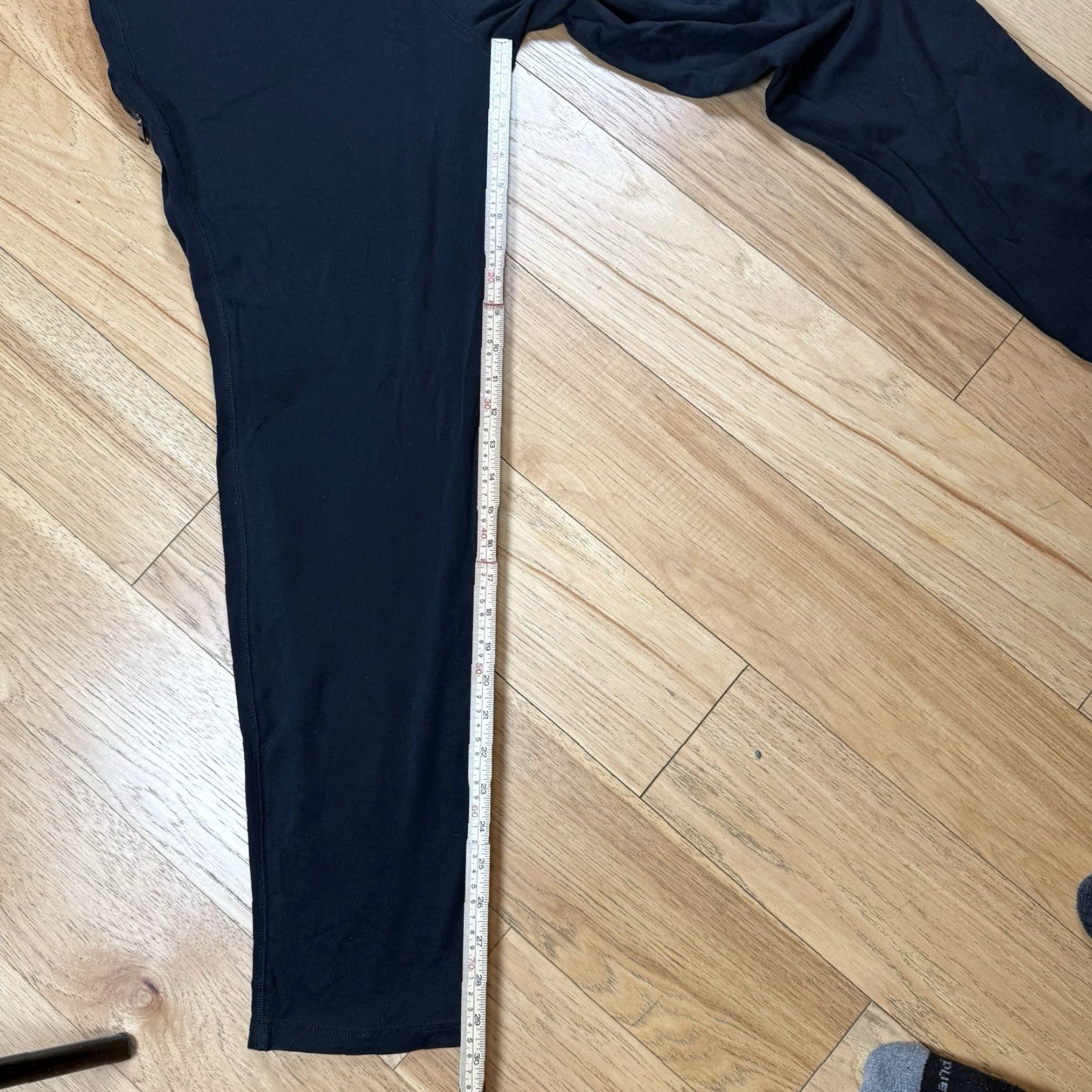 Ralph Lauren Lauren Ralph Lauren Sweatpants Women’s Medium Black Drawstring Pockets Straight Size ONE SIZE - 7 Thumbnail
