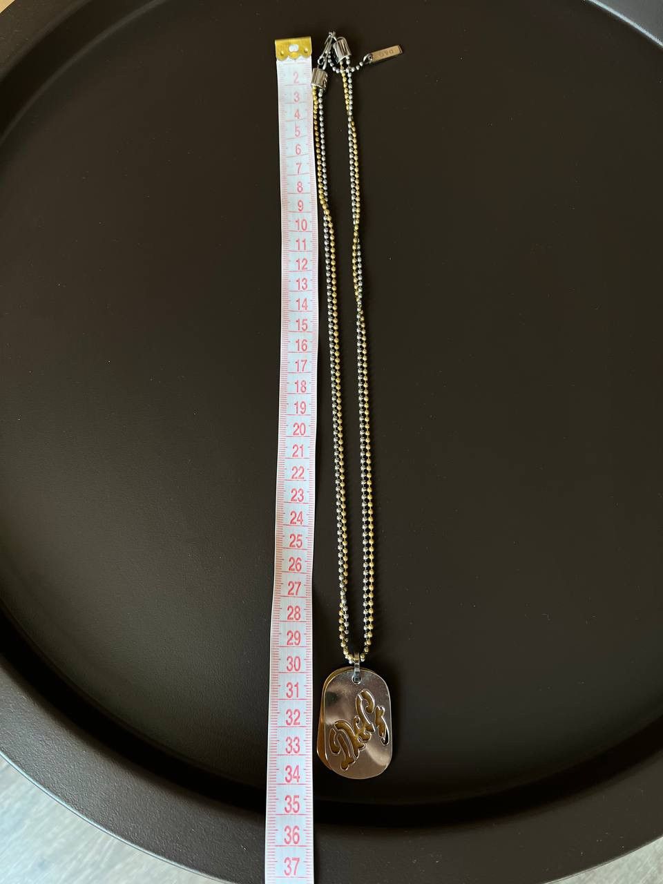 Dolce & Gabbana Dolce Gabbana D&G double pendant silver gold chain necklace Size ONE SIZE - 5 Thumbnail