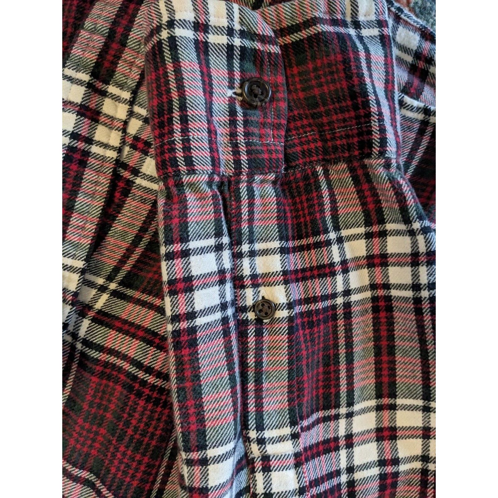 Lands' End Land's End Flannel Men's XXL Tartan Plaid Long Sleeve Grunge Size US XXL / EU 58 / 5 - 3 Thumbnail