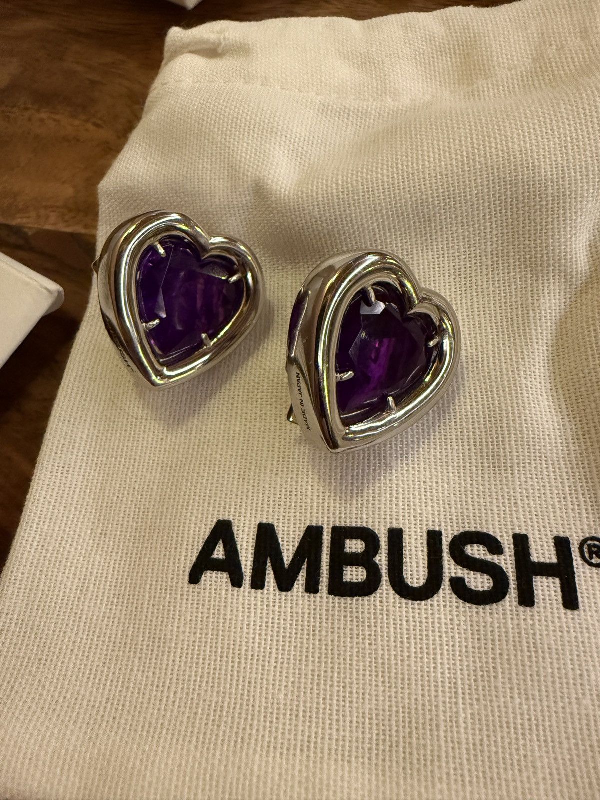 Ambush Design Ambush heart shaped earrings Size ONE SIZE - 1 Thumbnail