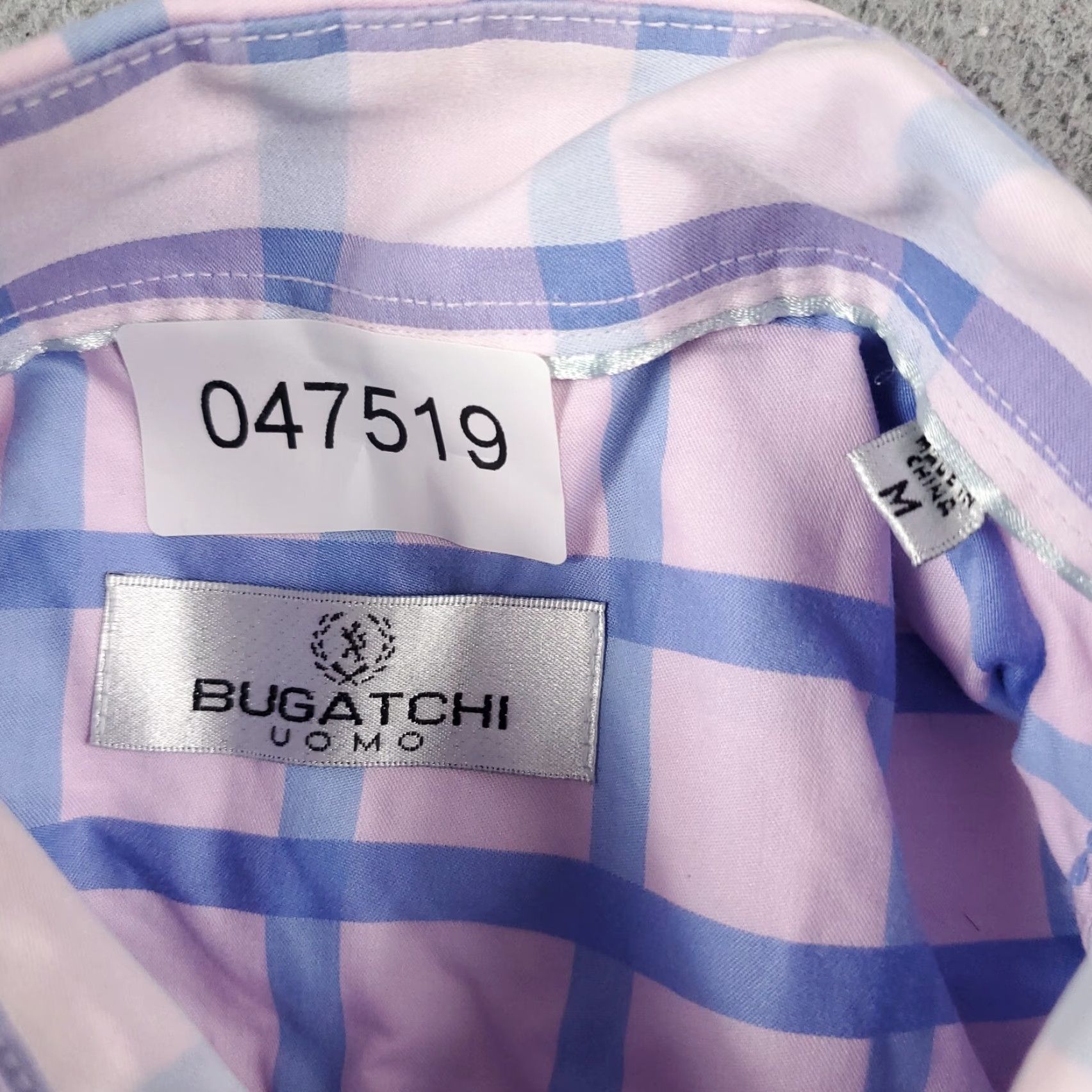 BUGATCHI Bugatchi Uomo Shirt Mens M Purple Plaid Button-Up Long Sleeve Casual Business Formal Travel Workwear Modern Preppy Mens Size US M / EU 48-50 / 2 - 8 Thumbnail
