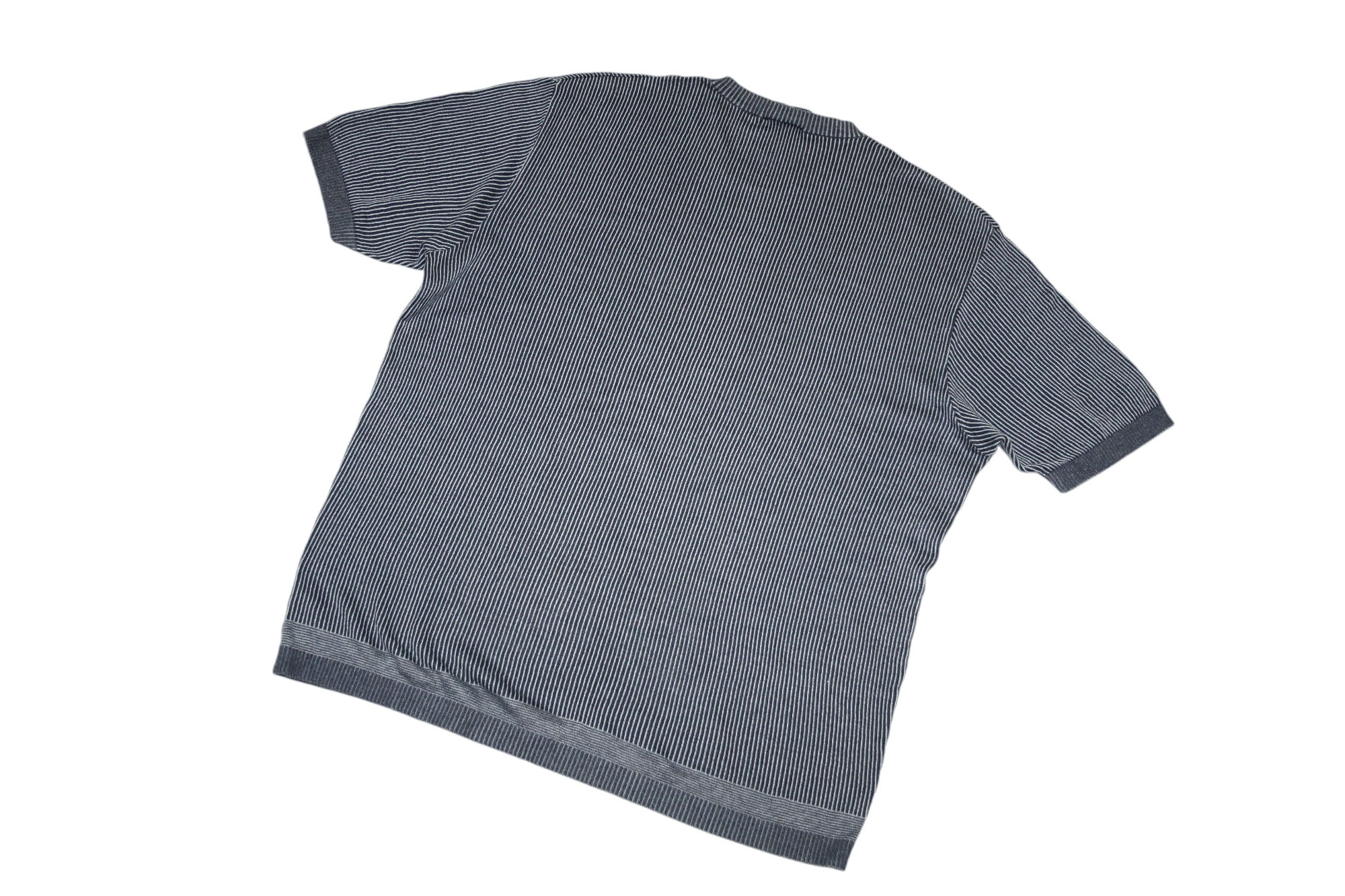 Fendi VTG Fendi Uomo Ribbed Woven Cotton Wool Baggy T-shirt Size US XL / EU 56 / 4 - 6 Thumbnail