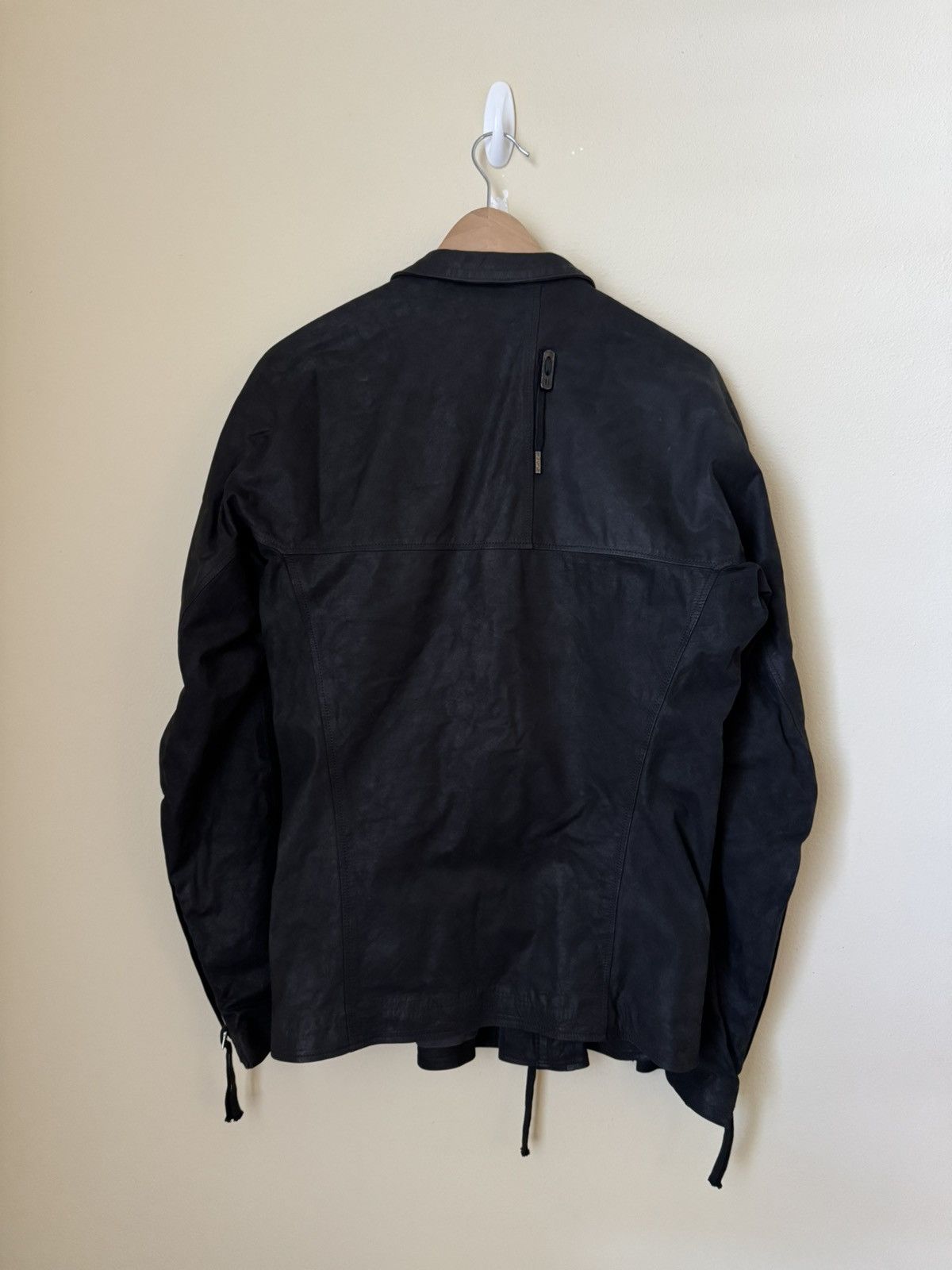 Boris Bidjan Saberi Boris Bidjan Saberi J5 Leather Jacket Black XL Size US XL / EU 56 / 4 - 12 Thumbnail