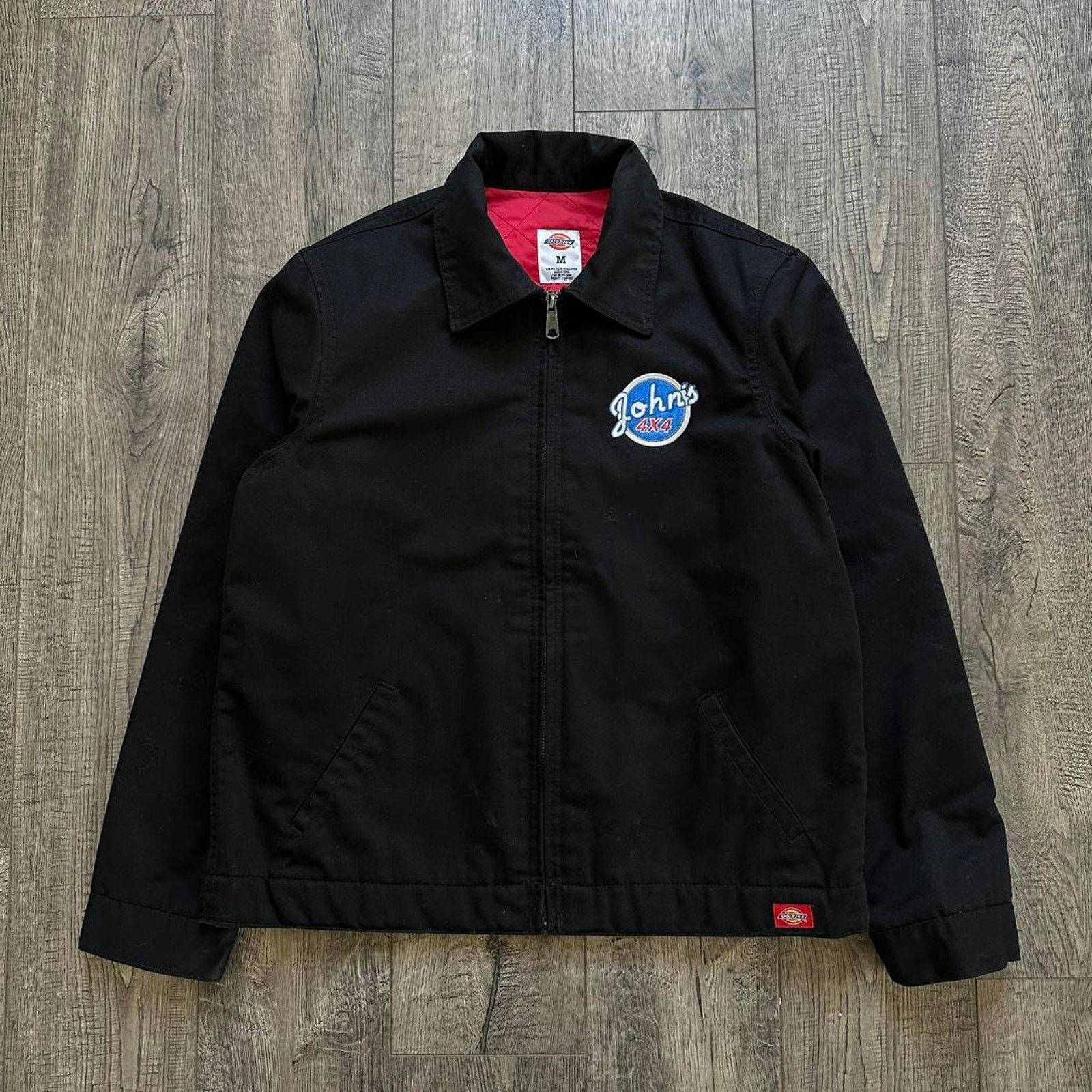Dickies Y2K Black Cropped Dickies Embroidered John’s 4x4 Work Jacket Size M / US 6-8 / IT 42-44 - 3 Thumbnail