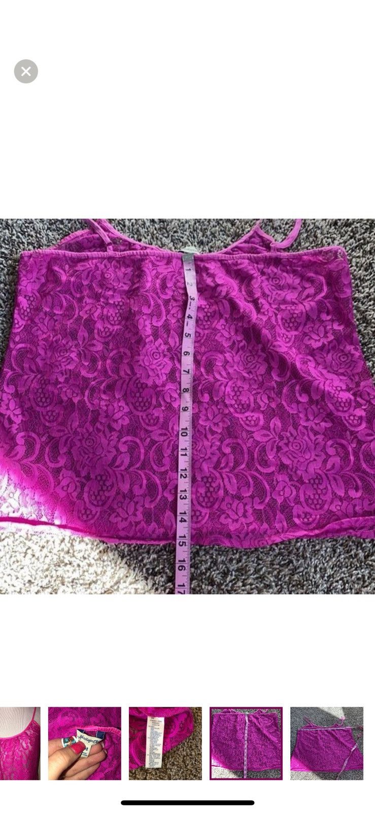 Heritage1981 Heritage 1981 medium lace tank top Size M / US 6-8 / IT 42-44 - 3 Thumbnail