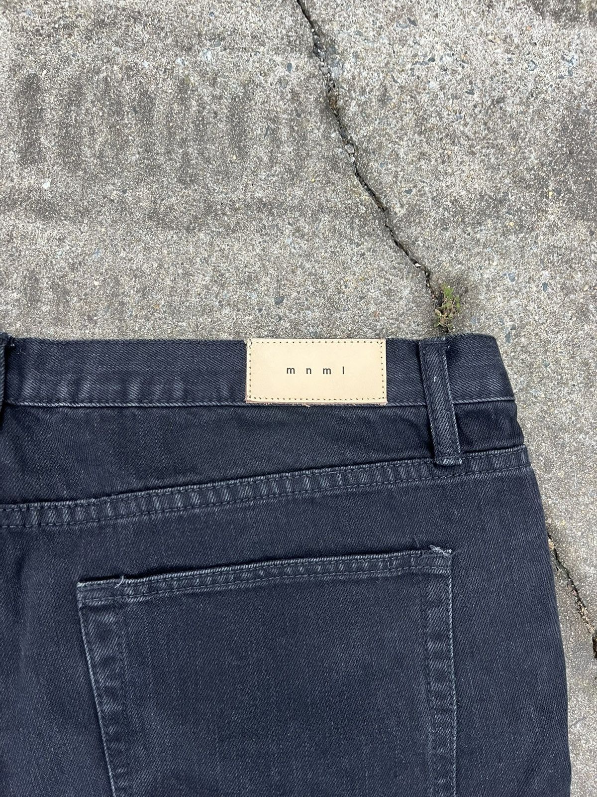 MNML Cutoff Denim Shorts Size US 40 / EU 56 - 3 Thumbnail