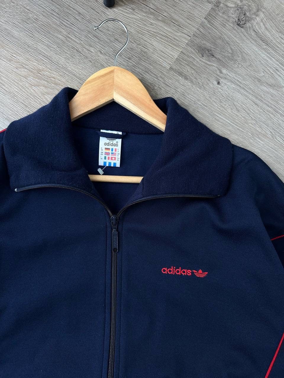 Adidas × Vintage Vintage Adidas Yugoslavia Blue Sportswear Zip Hoodie Size US M / EU 48-50 / 2 - 4 Thumbnail