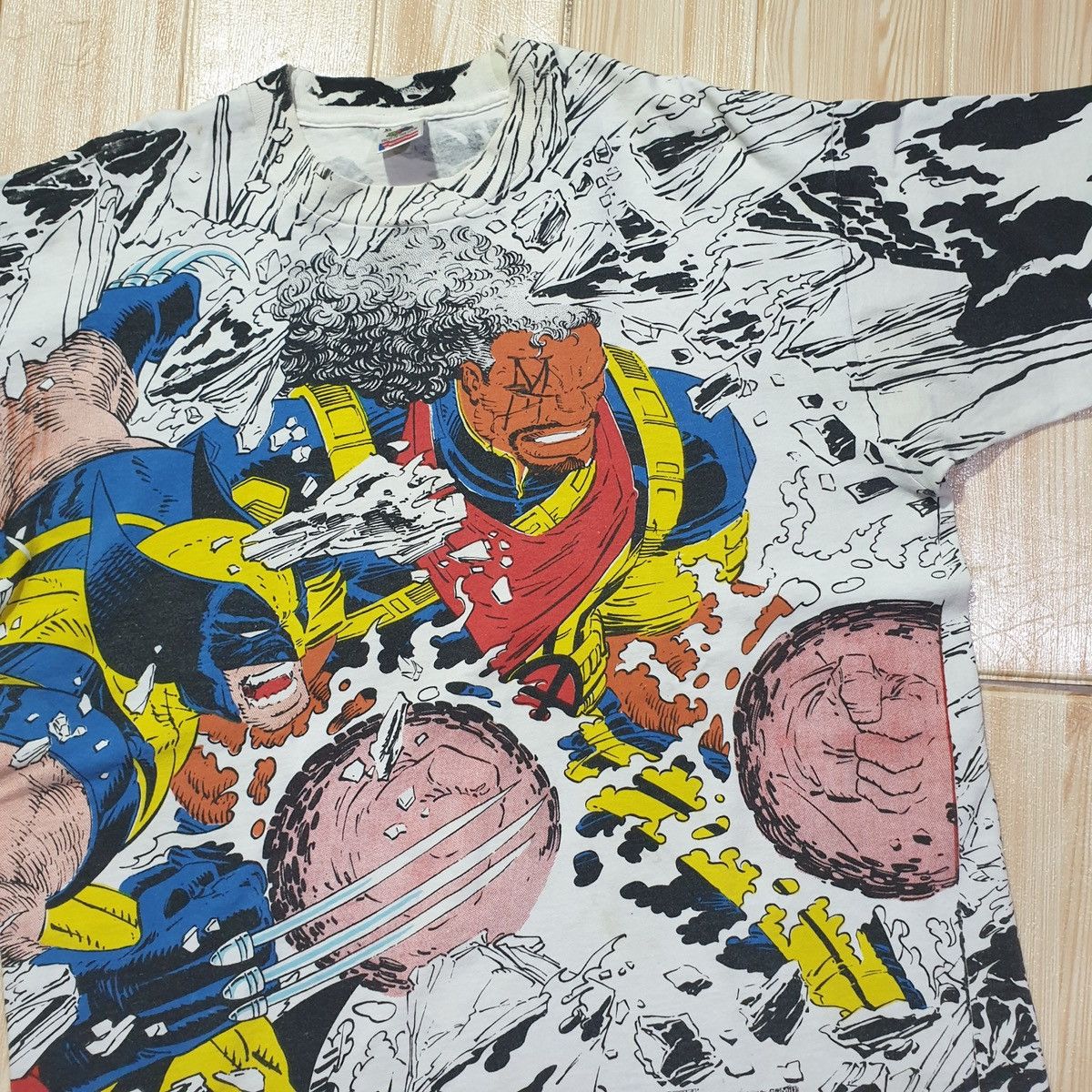 Marvel Comics X-men Megaprint Vintage Comic Images (Wolverine, Bishop) Size US XL / EU 56 / 4 - 1 Thumbnail