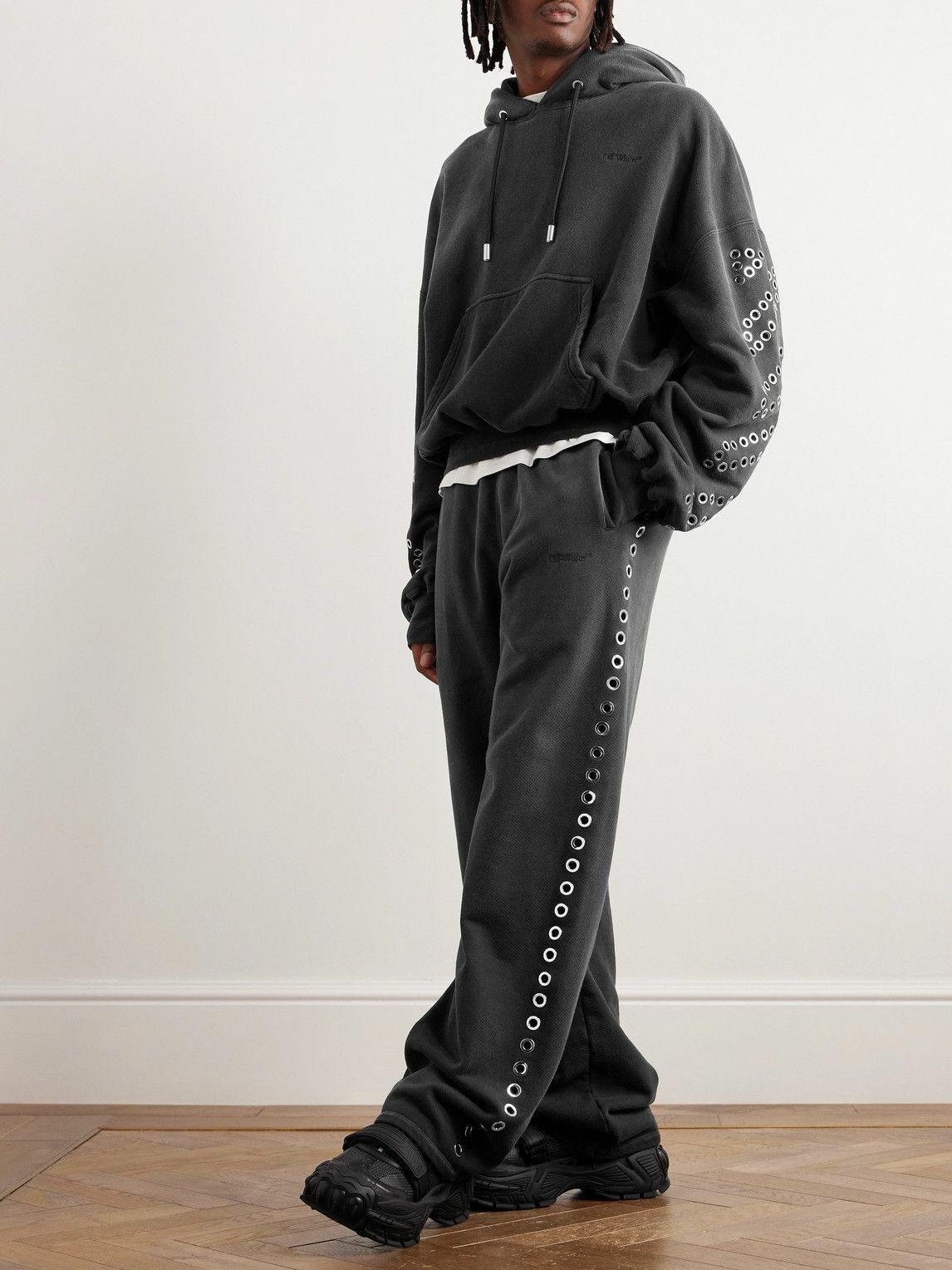 Off-White o1y0325 Hoodie in Lead Size US M / EU 48-50 / 2 - 5 Thumbnail