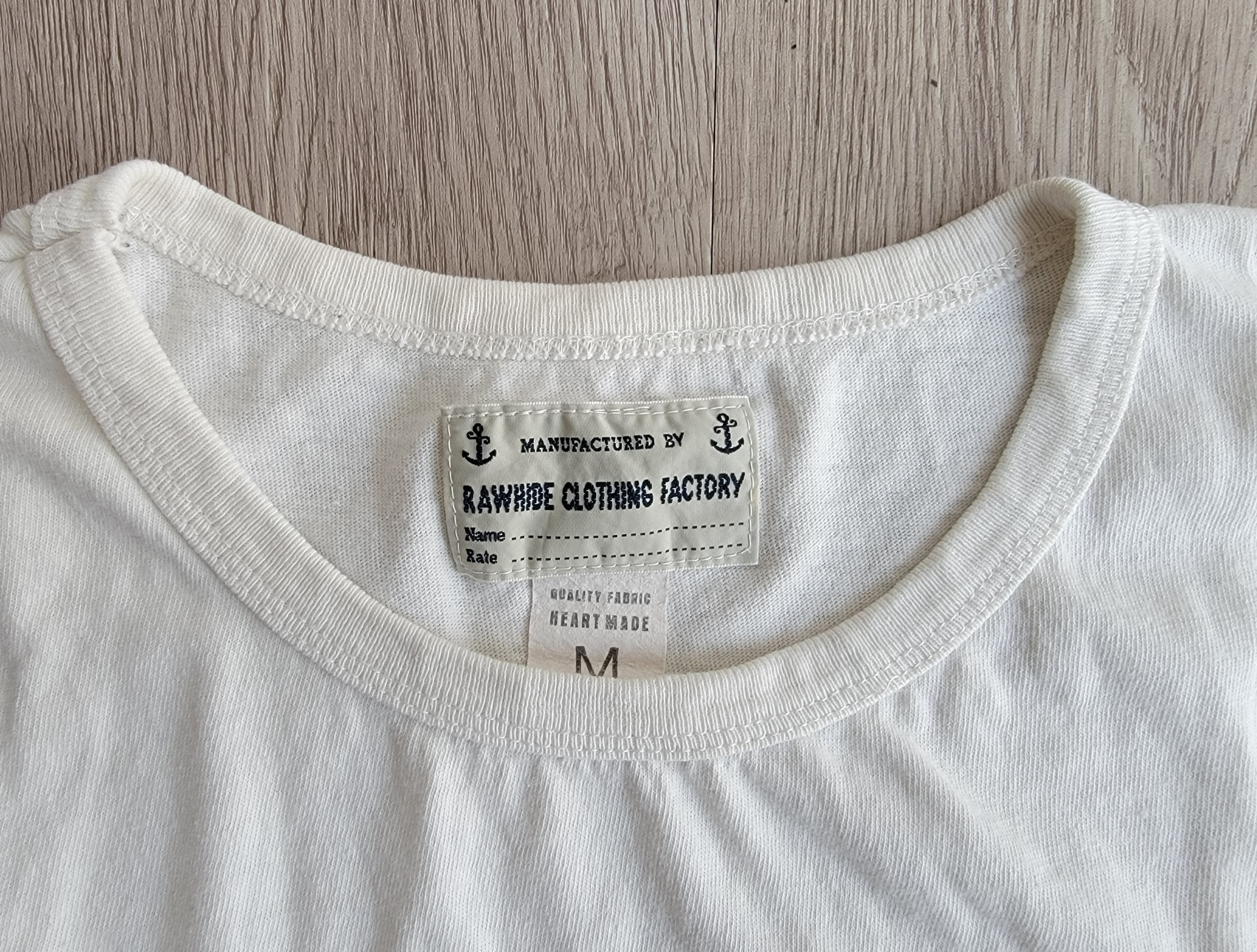 Japanese Brand RAWHIDE CLOTHING FACTORY Printed Crewneck T-shirt - Size S Size US S / EU 44-46 / 1 - 2 Thumbnail
