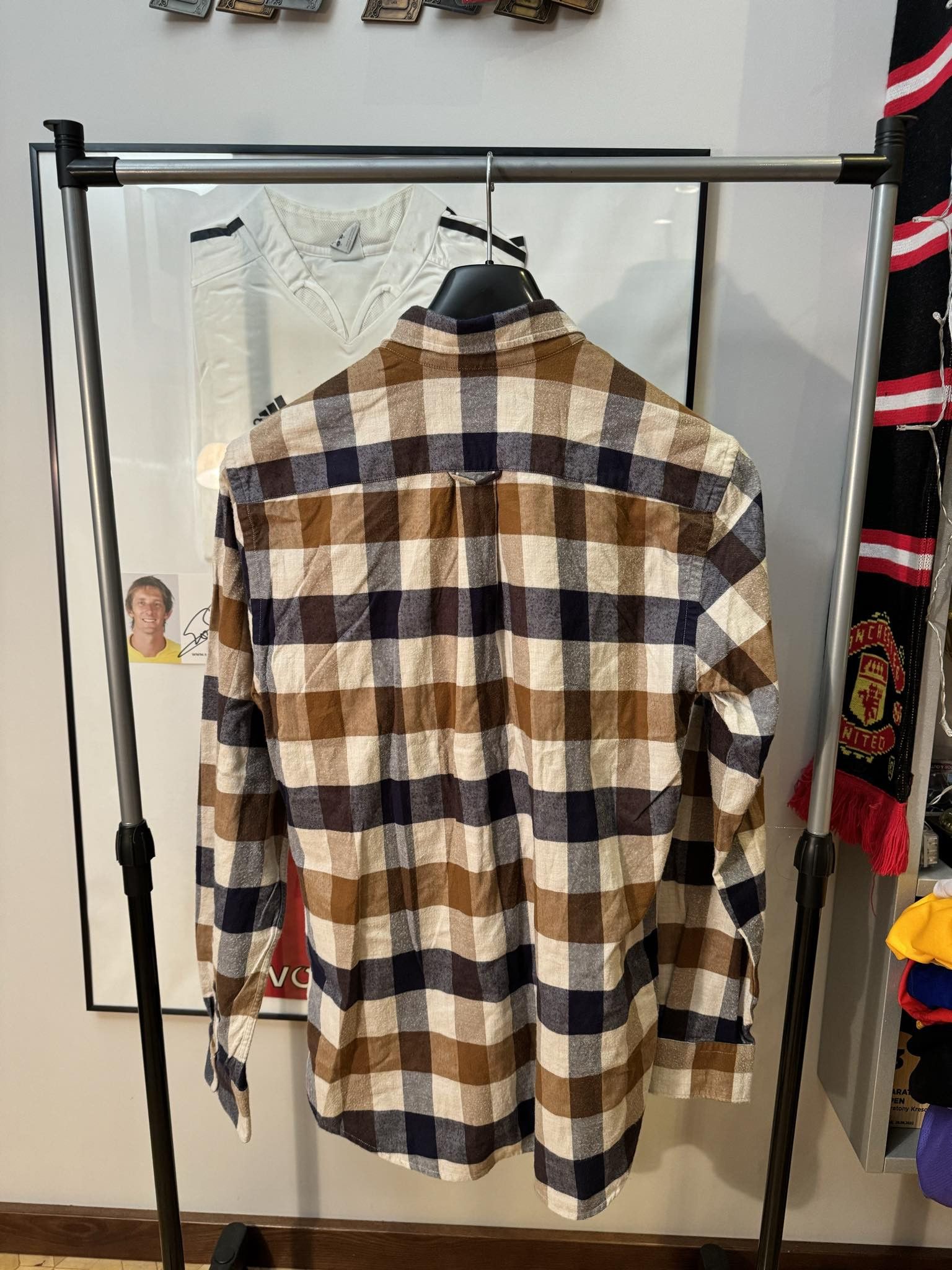 Aquascutum Aquascutum Flannel Checked Pattern Shirt M Size US M / EU 48-50 / 2 - 3 Thumbnail