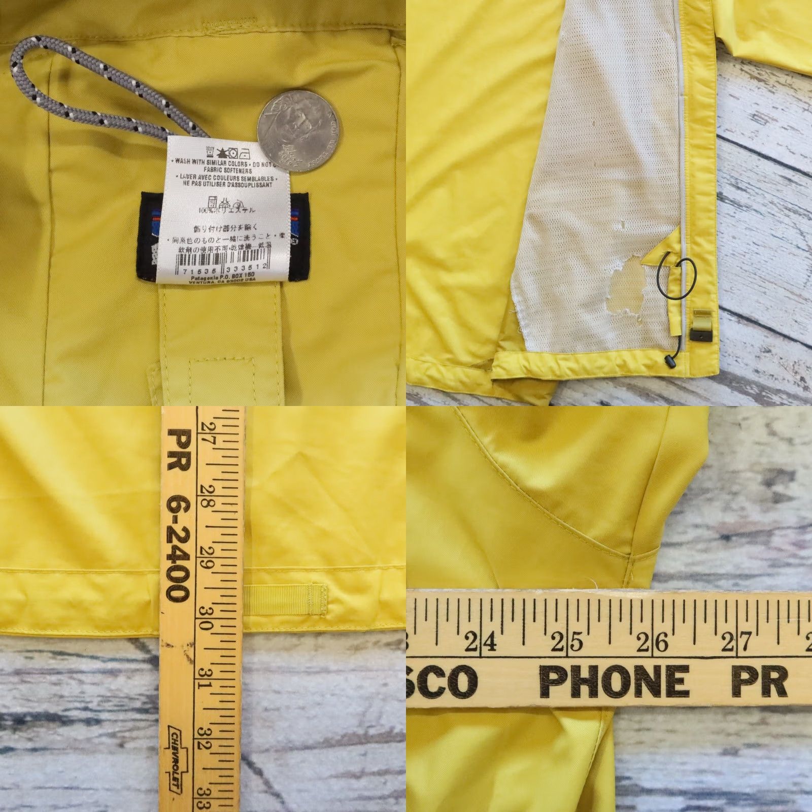Patagonia Vintage Patagonia Regulator Windbreaker Jacket L Men's Yellow Size US L / EU 52-54 / 3 - 8 Thumbnail