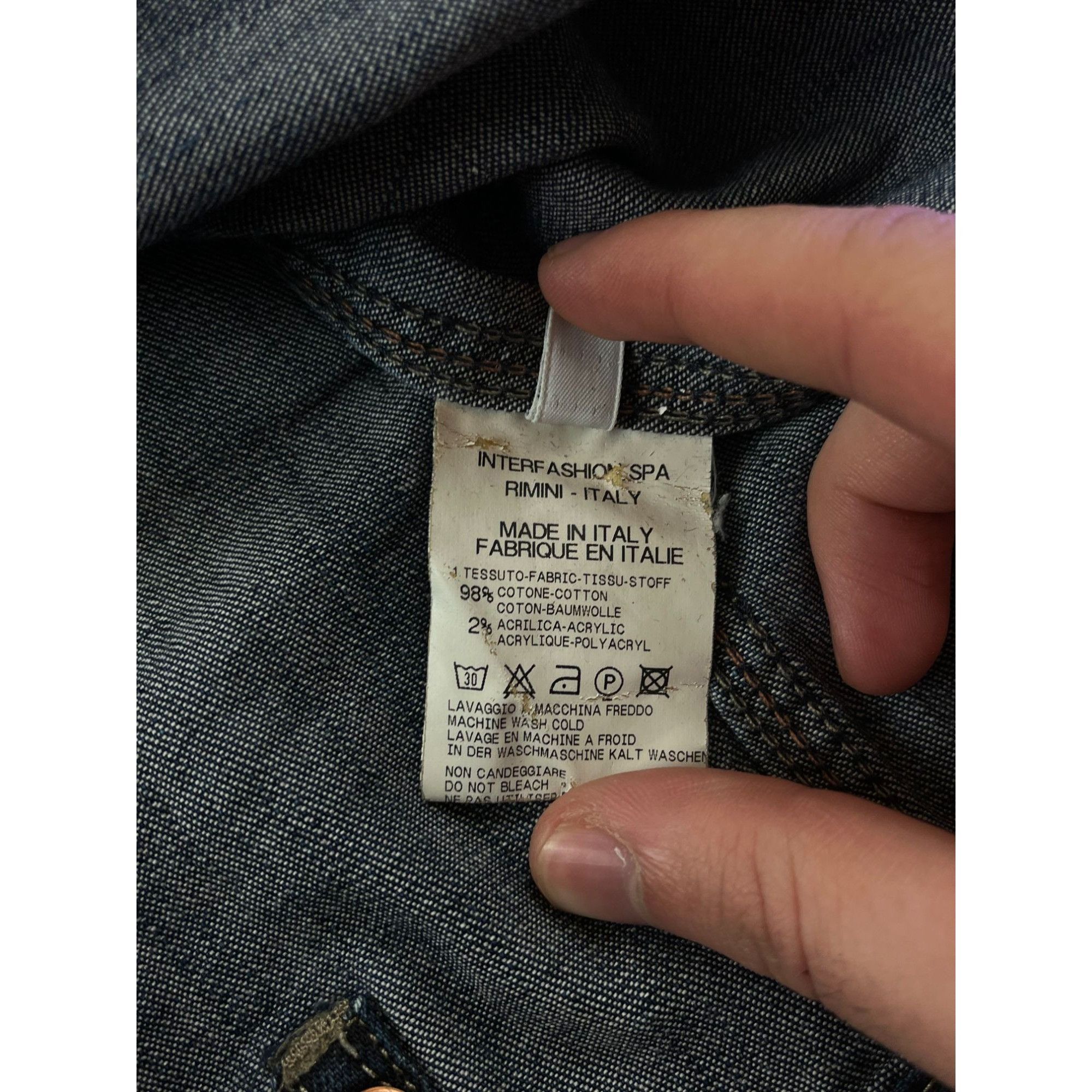 Marithe + Francois Girbaud × Vintage Marithe Francois Girbaud Womens Denim Jacket Size M / US 6-8 / IT 42-44 - 5 Thumbnail