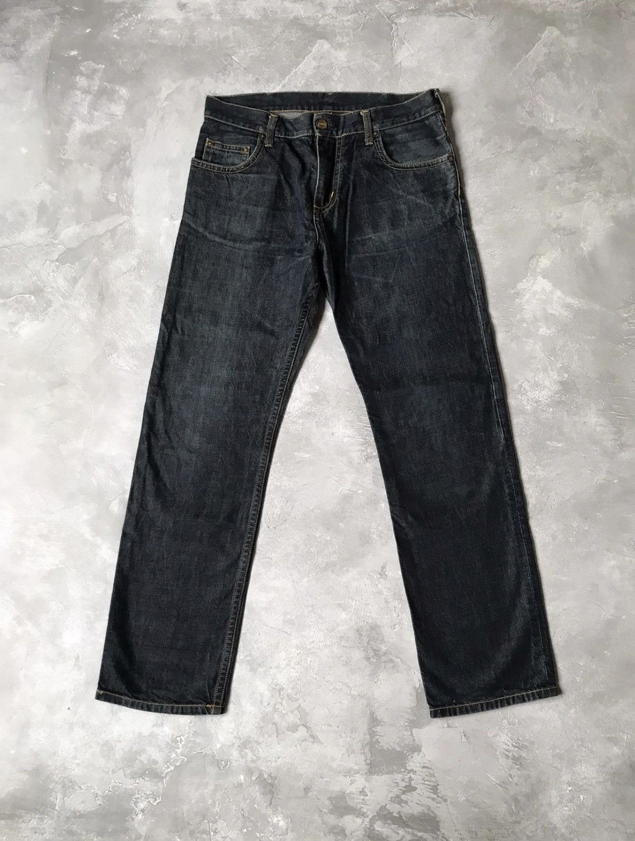 Carhartt Carhartt Vintage Indigo Denim Pants Leather Tab Size US 34 / EU 50 - 5 Thumbnail