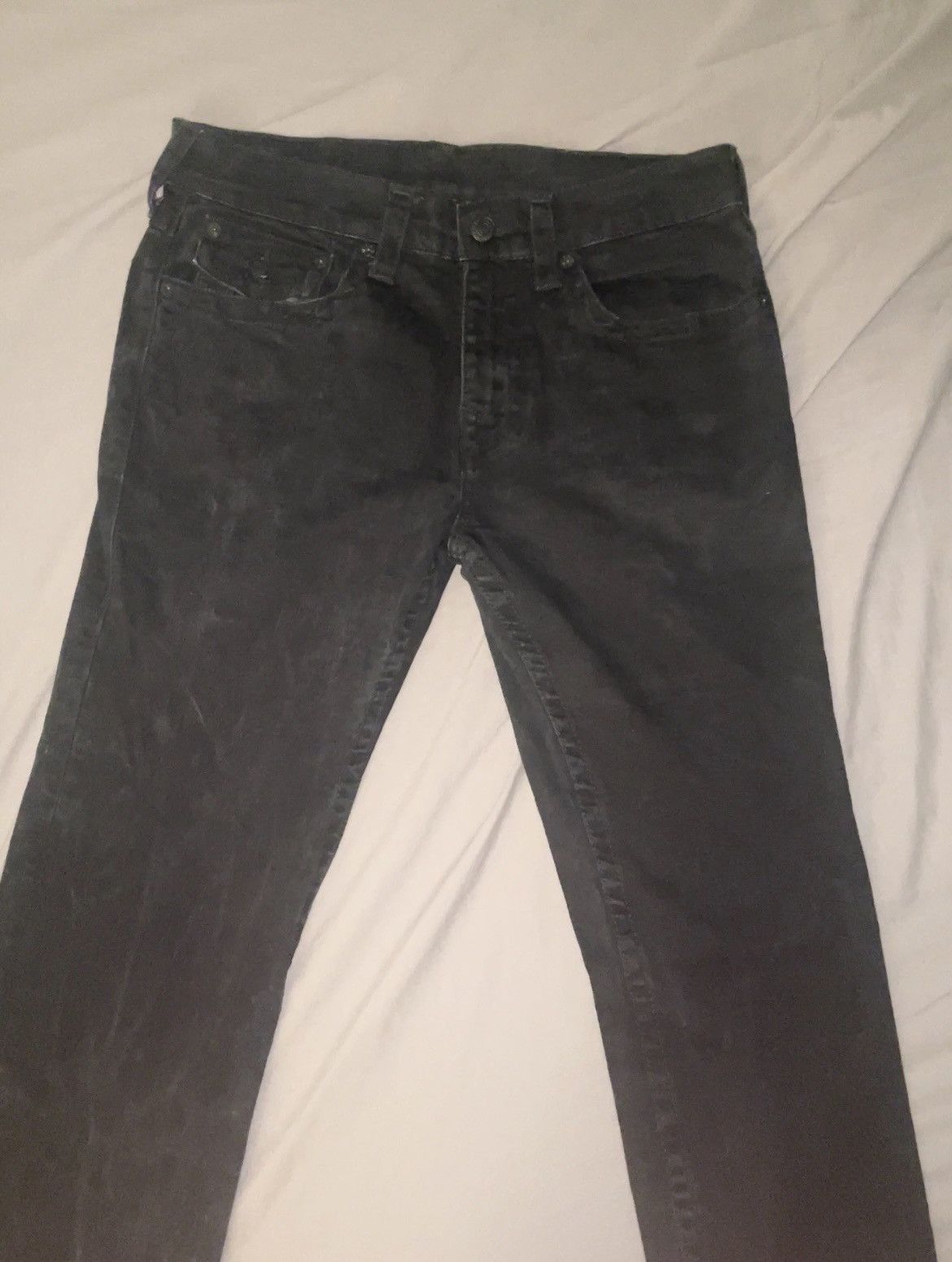 True Religion True Religion Mens Rocco Relaxed Jeans Size 33 Size US 33 - 3 Thumbnail