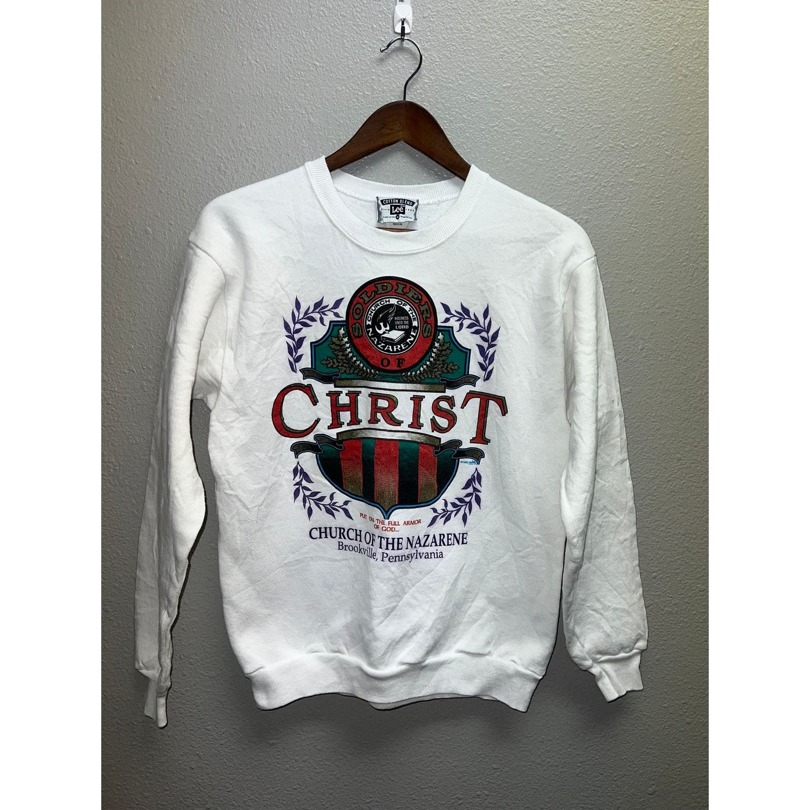 Lee Church Christ Sweatshirt Soldiers Of The Nazarene Crewneck M Size US M / EU 48-50 / 2 - 1 Thumbnail